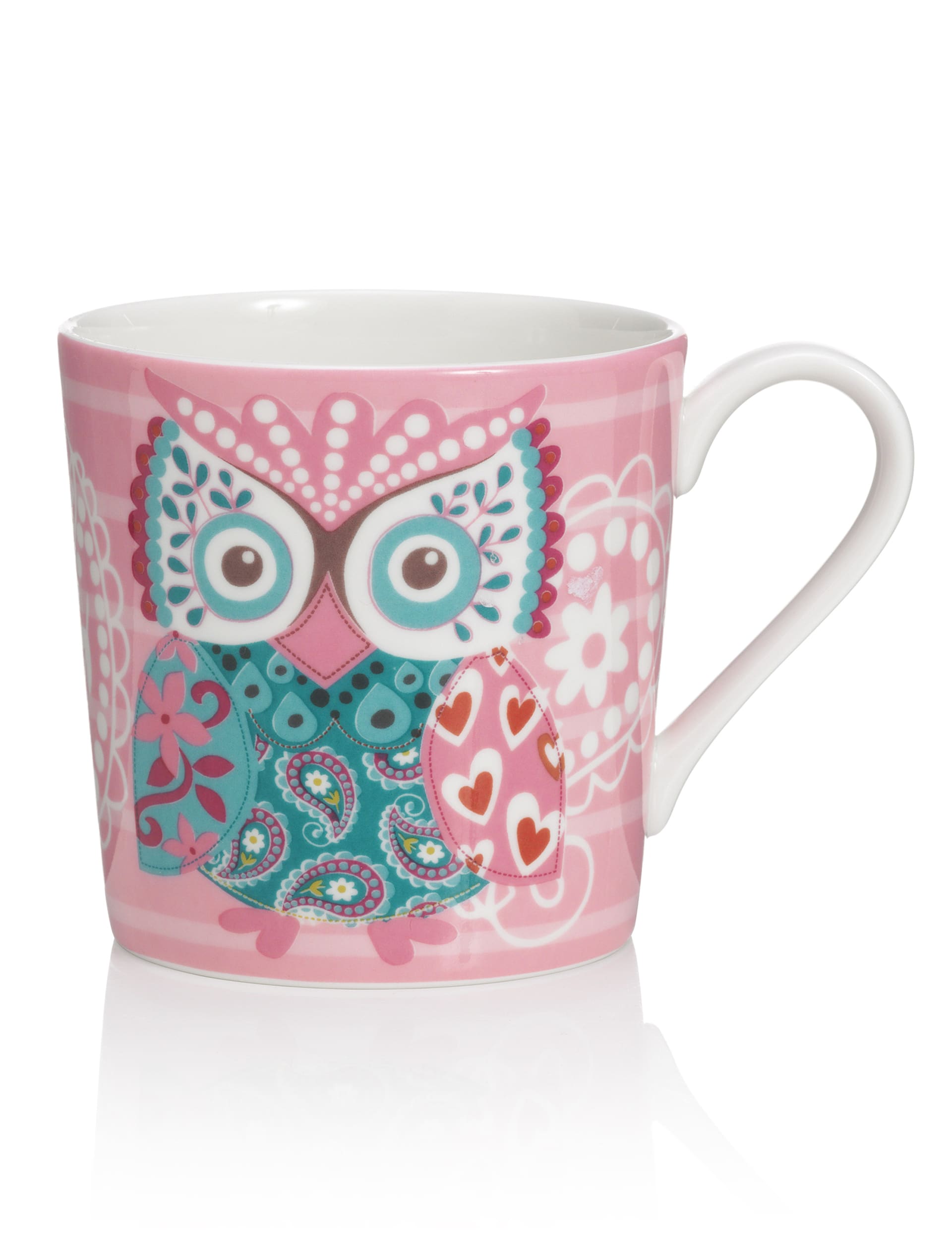 Paisley Owl Design Mug Image 1 of 2