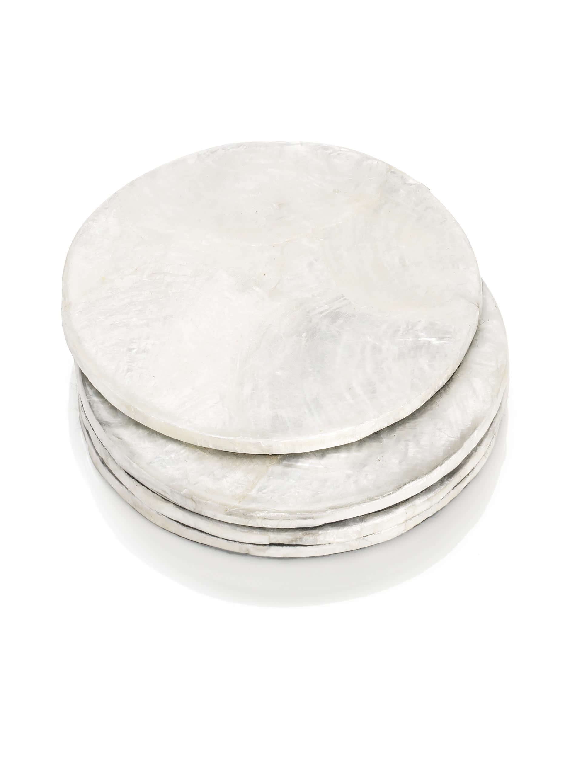 4 Capiz Coasters Image 1 of 1