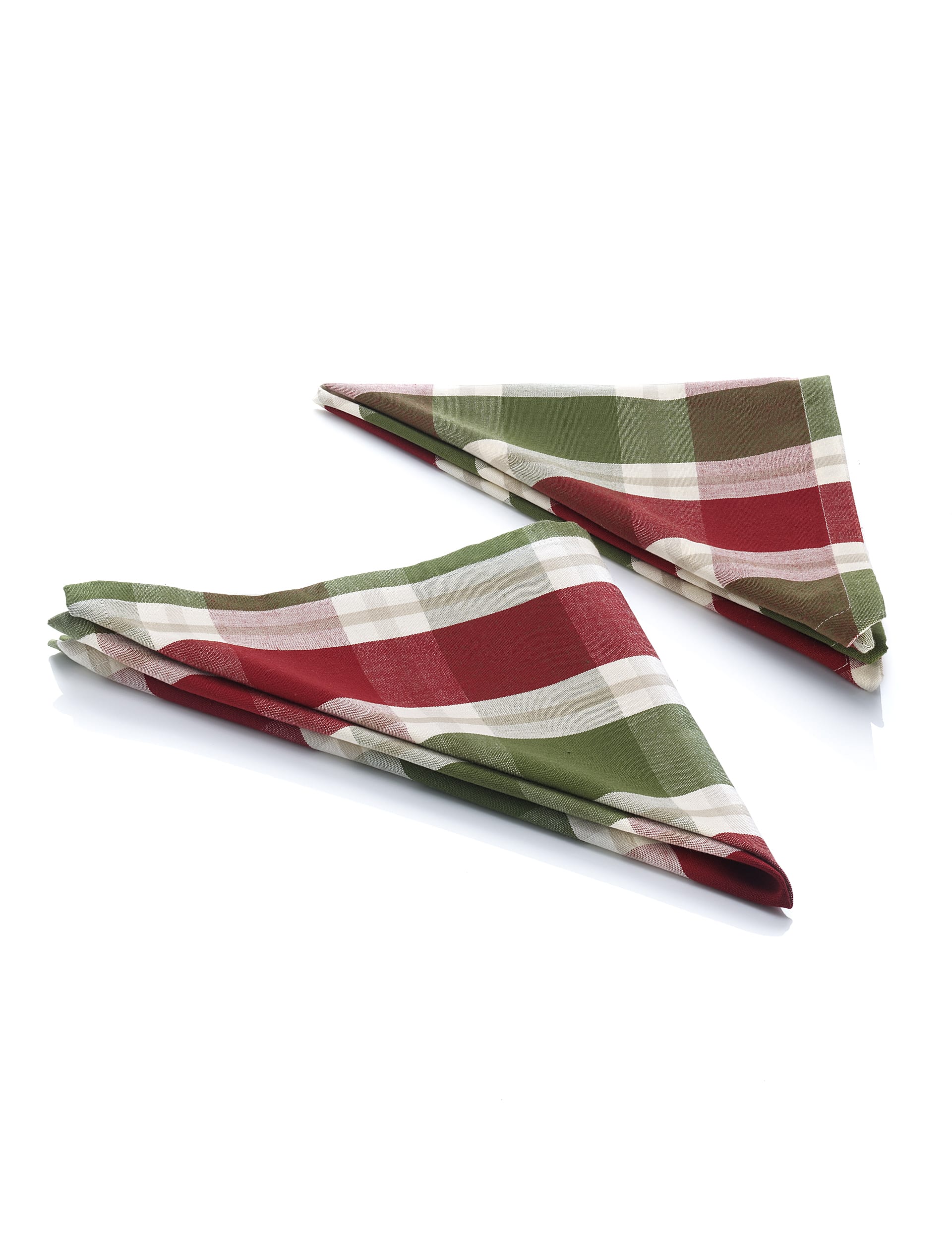 2 Tartan Checked Napkins Image 1 of 1
