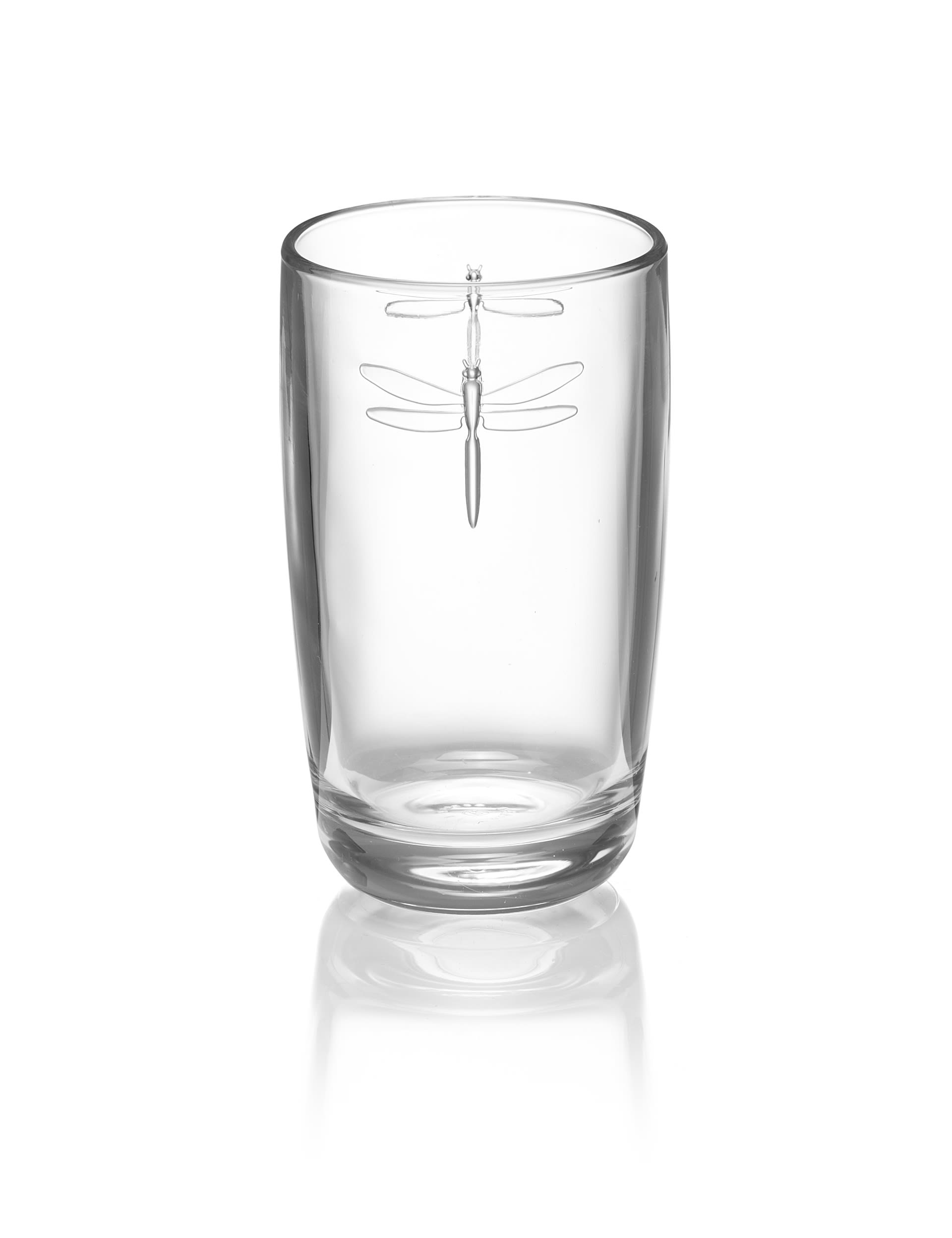 Pressed Dragonfly Hi Ball Glass Image 1 of 2