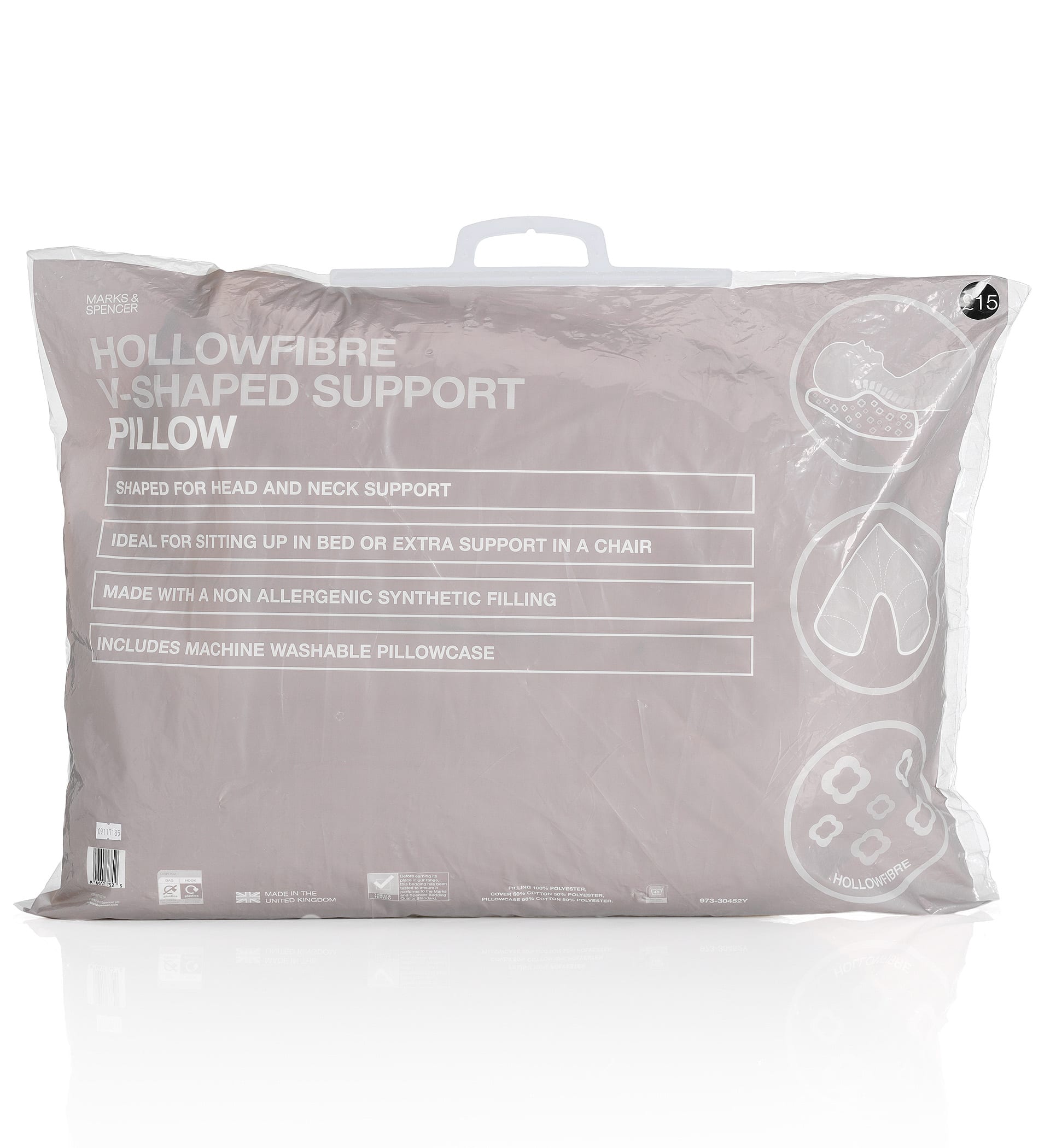 M&s v shaped pillow best sale