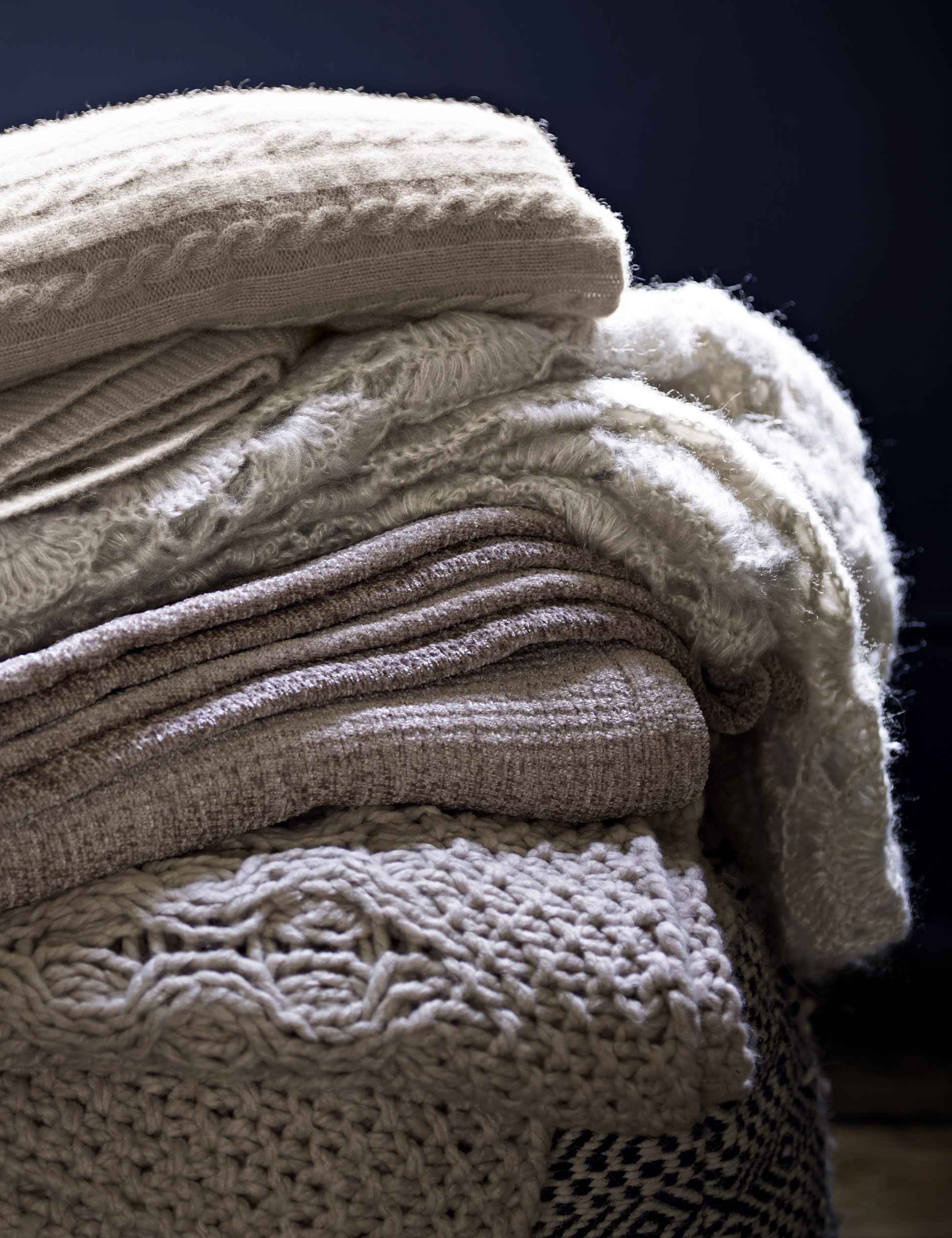 Chunky Knit Throw Image 2 of 3