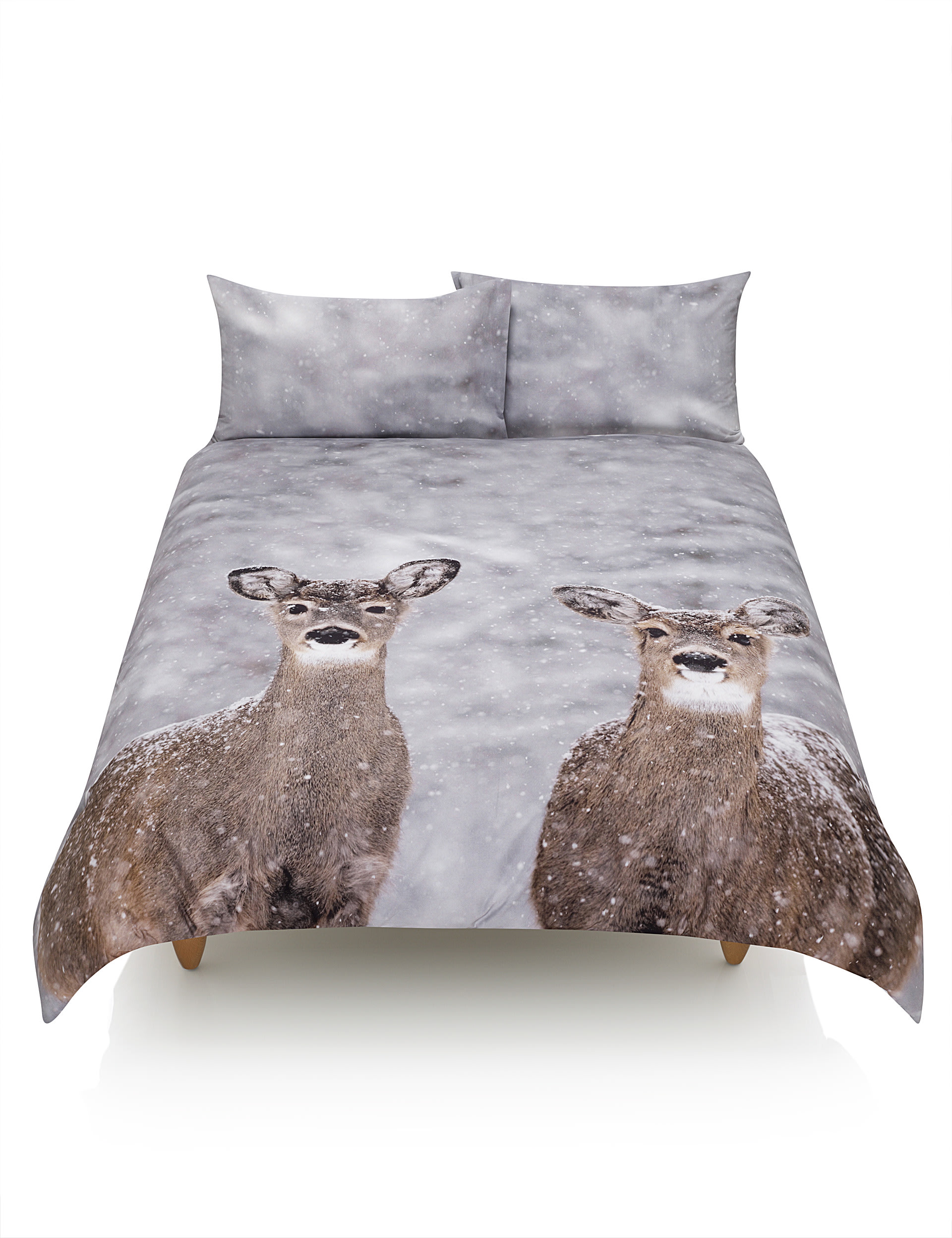 Pure Cotton Digital Prancer Print Bedding Set Image 1 of 2