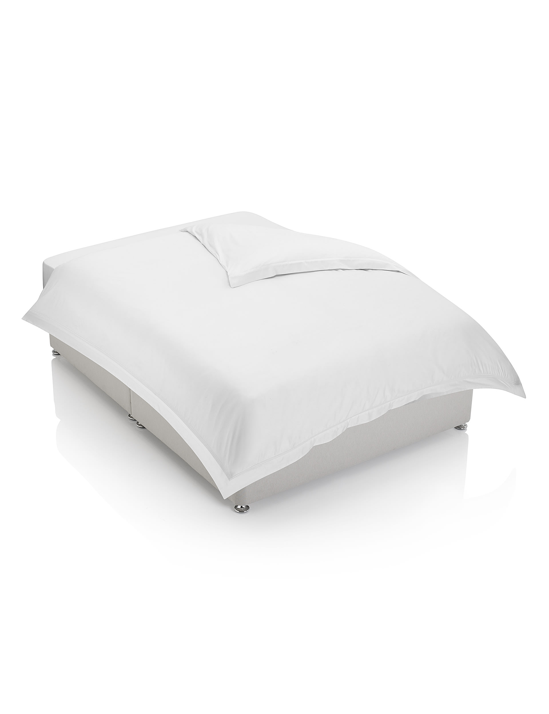 Supima® Cotton Sateen 600 Thread Count Duvet Cover Image 1 of 2