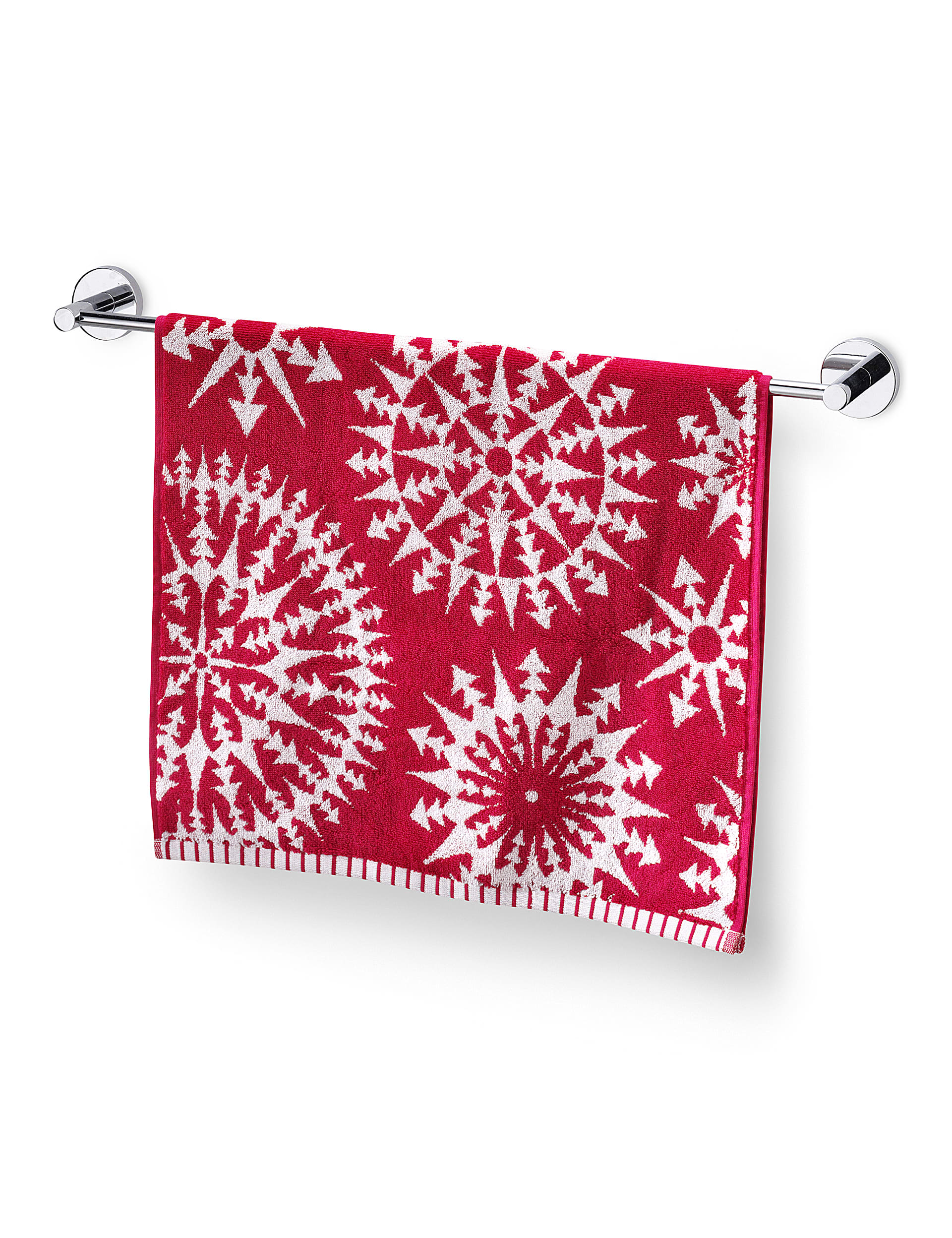 Snowflake Towels Image 2 of 3