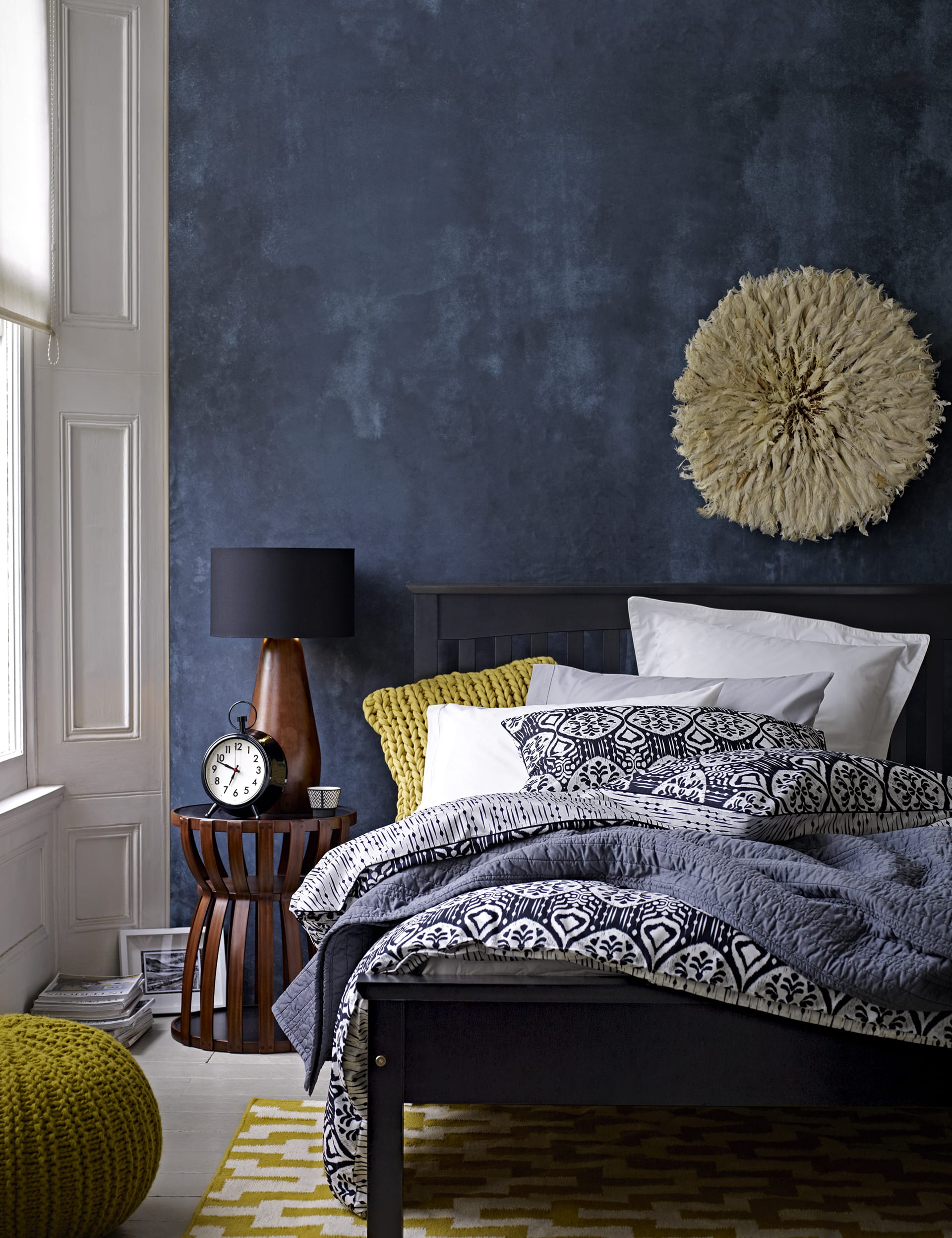 Conran Knotted Jersey Cushion Image 2 of 3