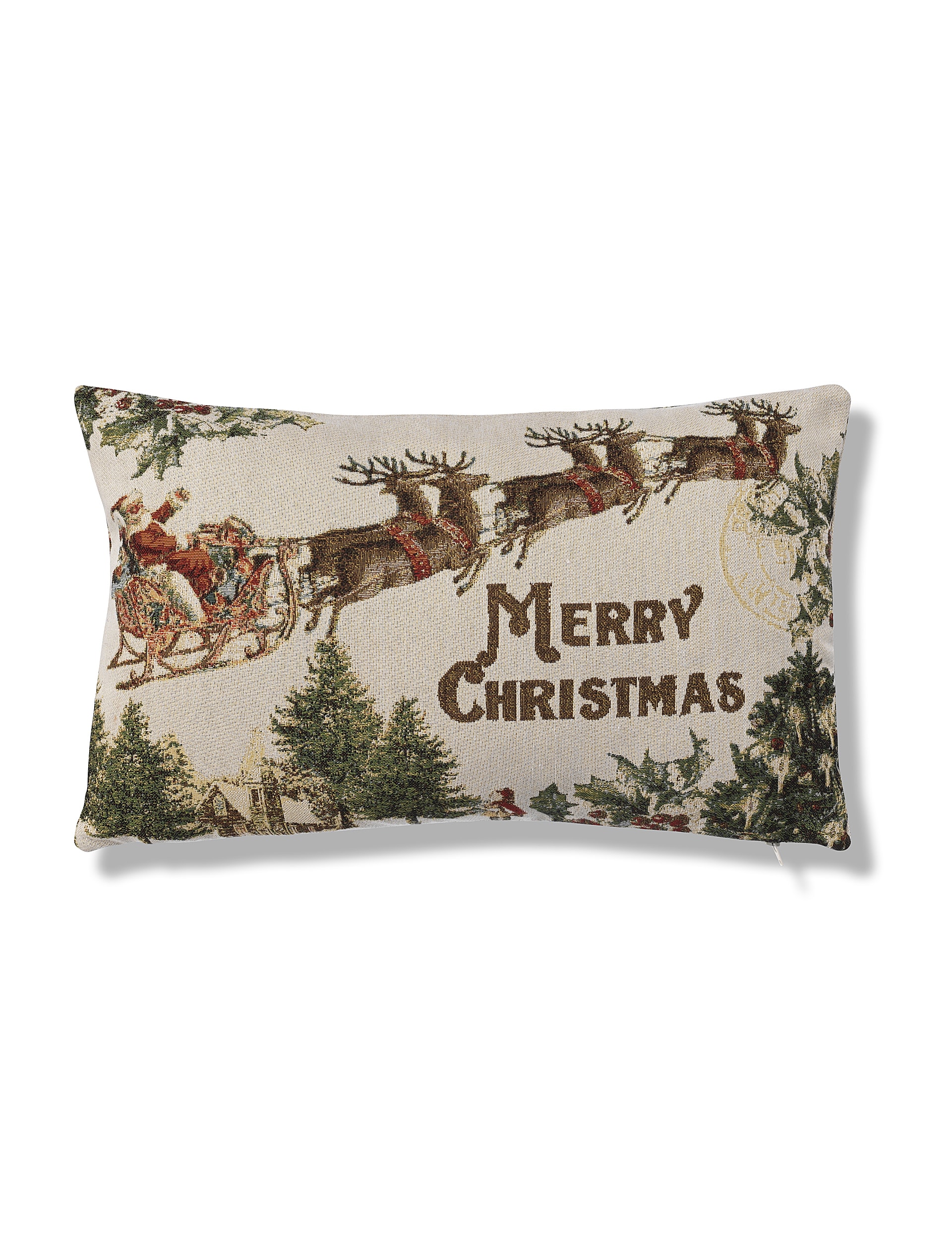 Jacquard Christmas Cushion M S