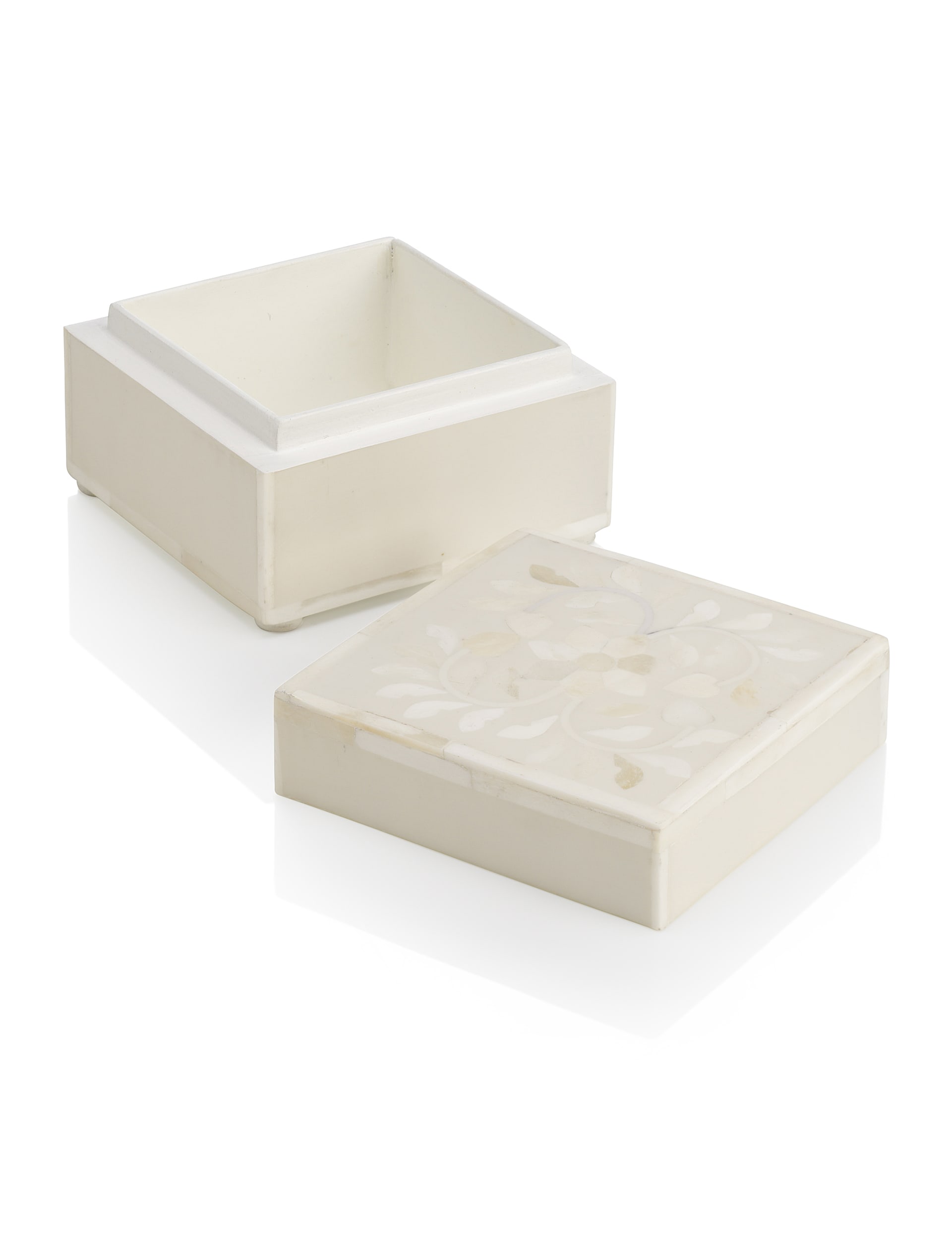 Classic Bone Trinket Box Image 1 of 2
