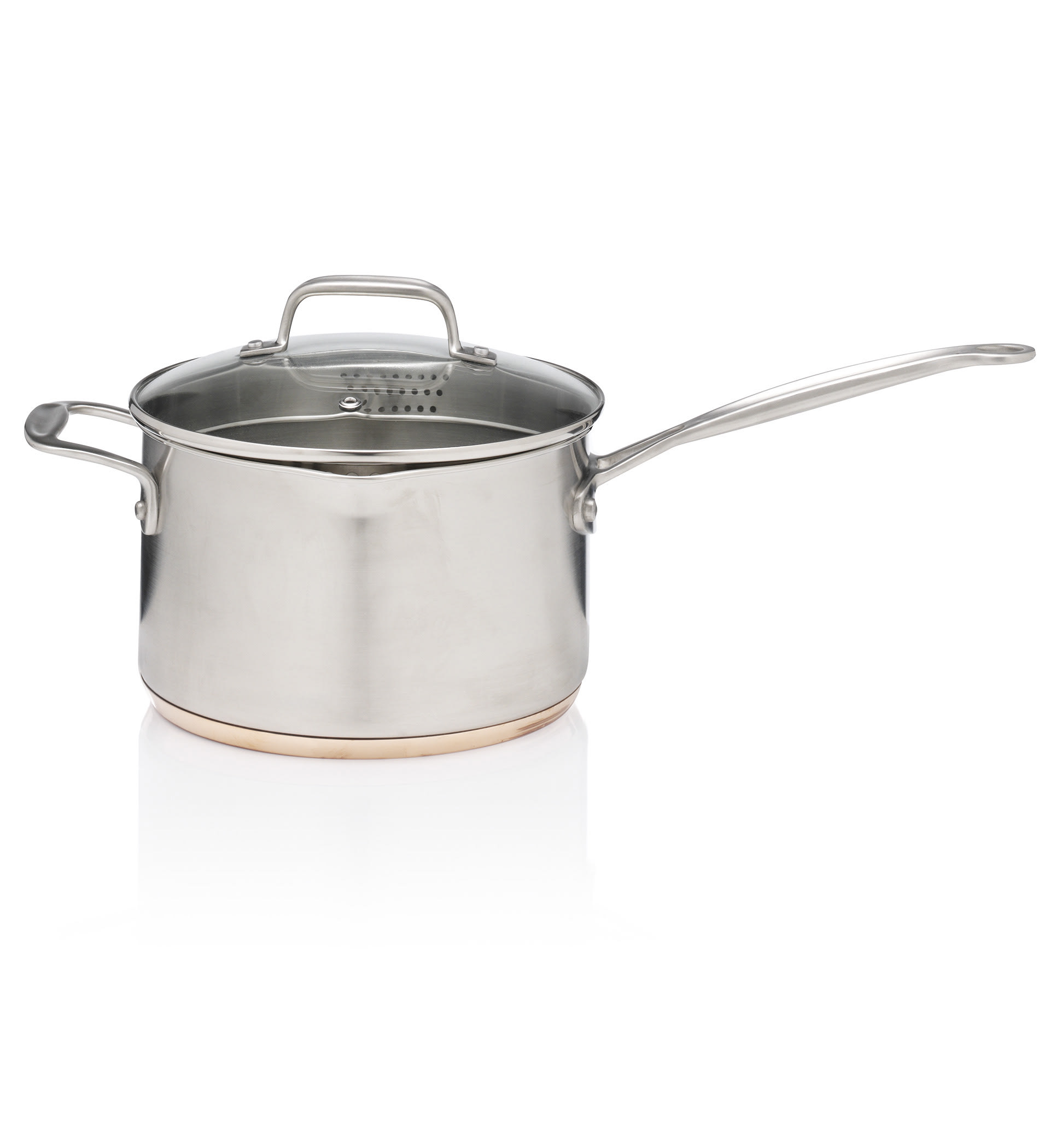 20cm Copper Base Saucepan Image 1 of 1