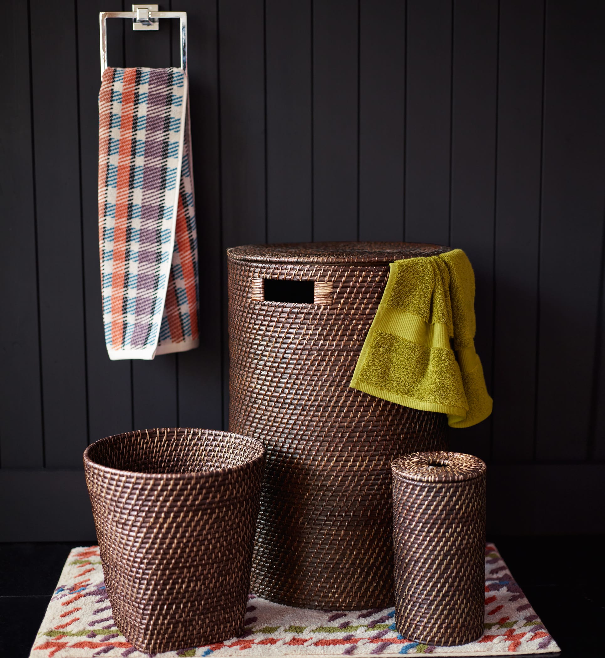 Woven Laundry Bin Image 2 of 4