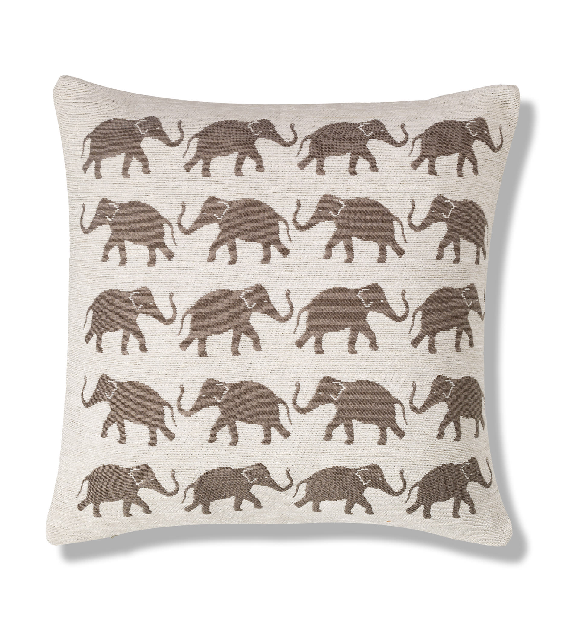 Elephants Chenille Cushion Image 1 of 2