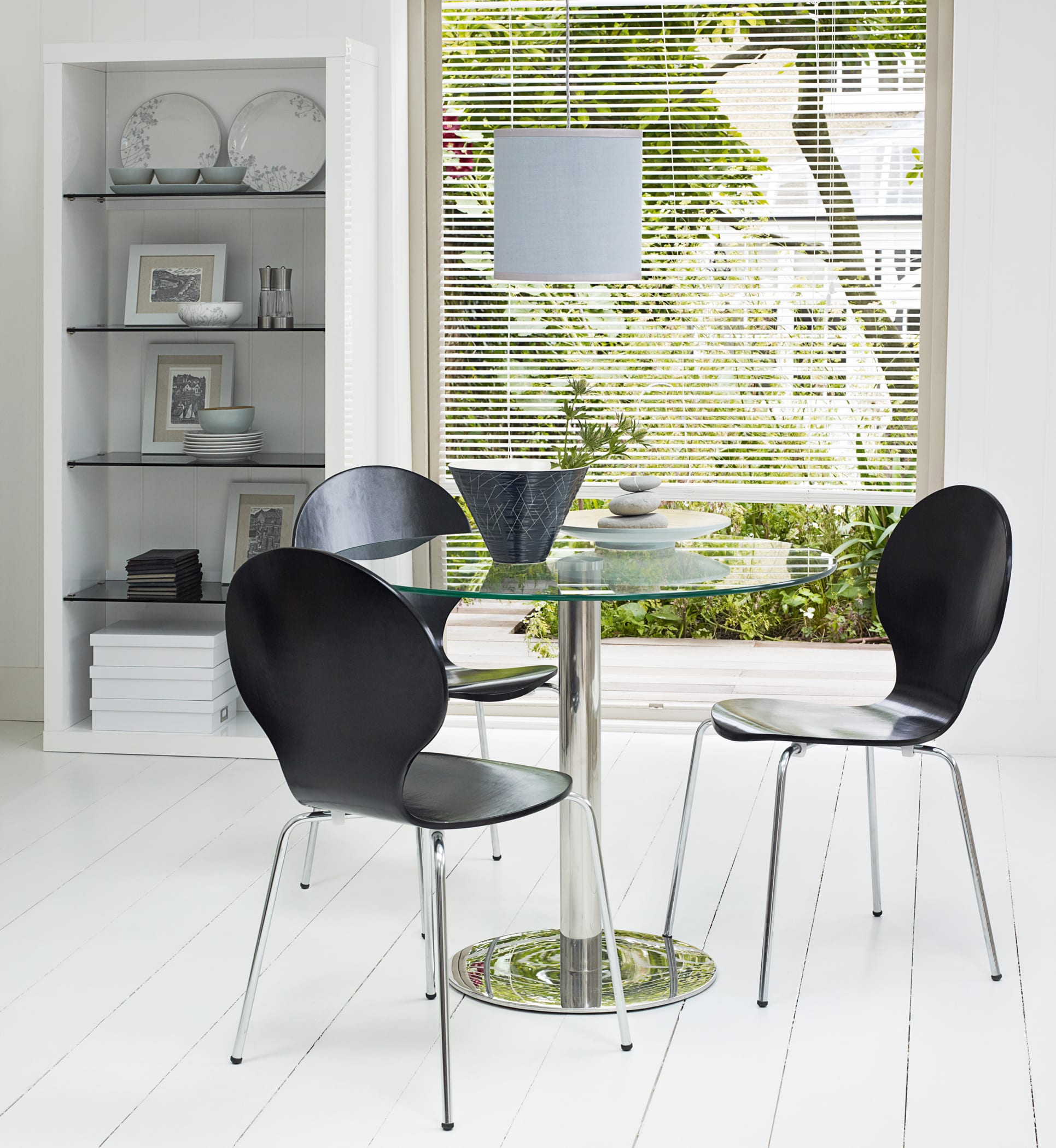 Gino Bistro Glass Table Image 2 of 4