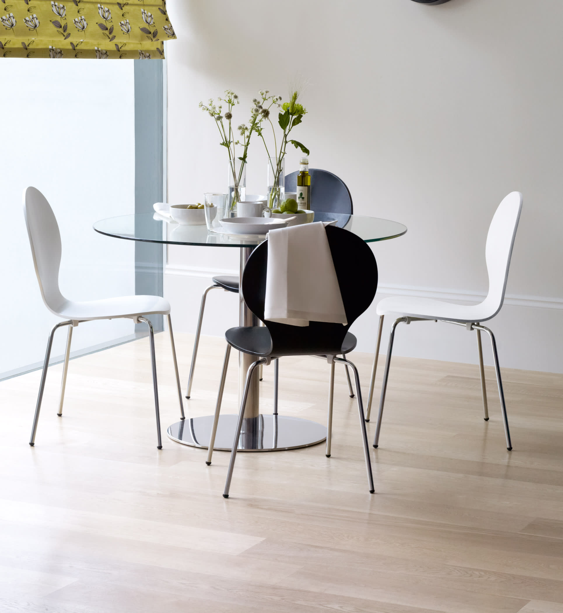 Gino Large Glass Bistro Table Image 2 of 4