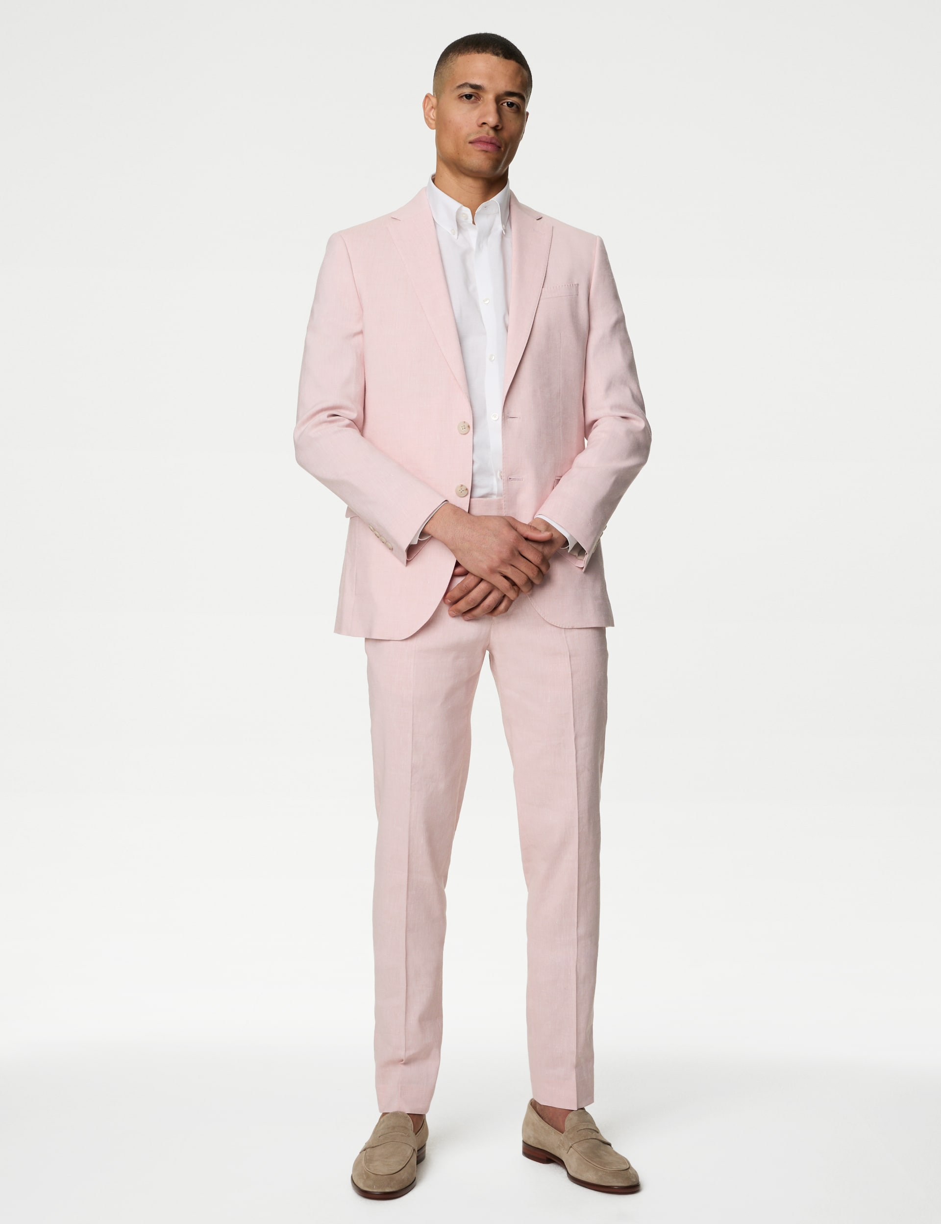 Tailored Fit Italian Linen Miracle™ Suit