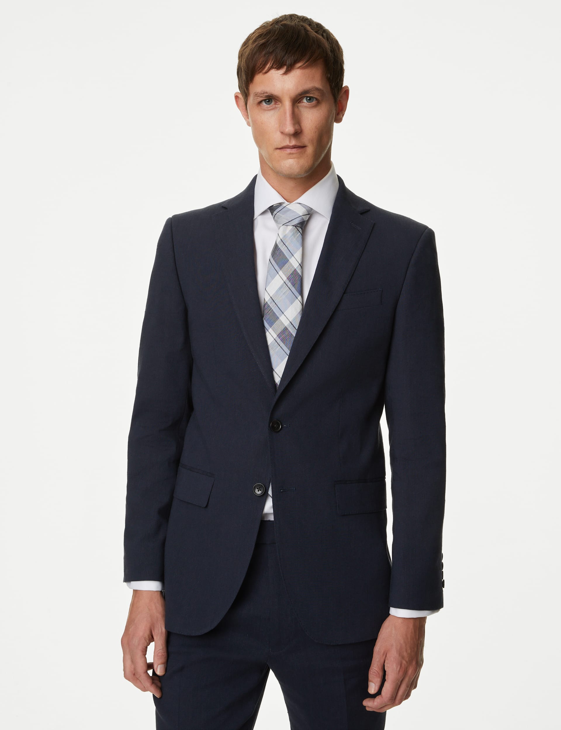 Tailored Fit Italian Linen Miracle™ Suit | M&S