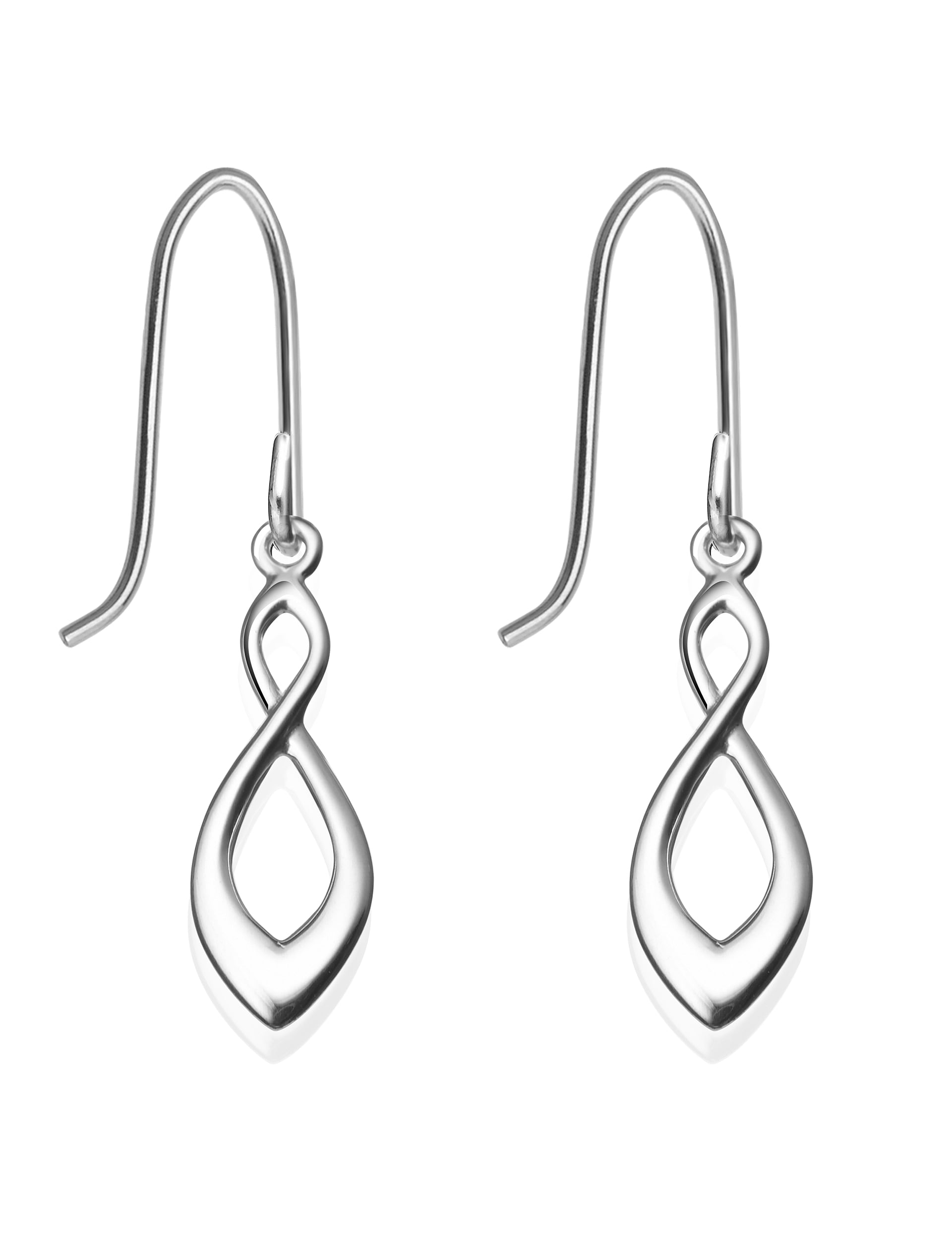 Sterling Silver Twisted Drop Earrings Image 1 of 1