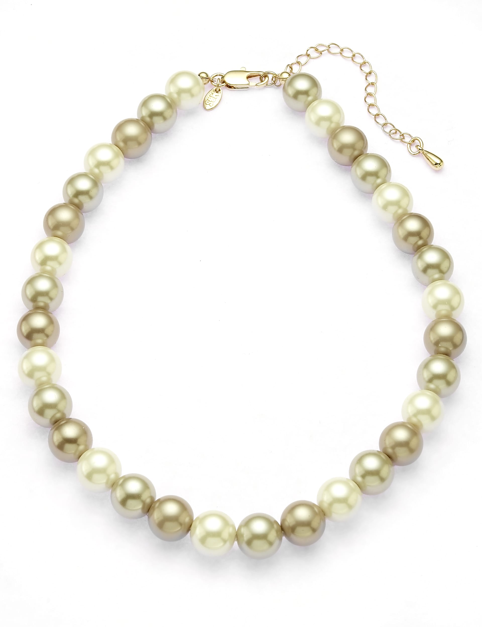 Pearl Effect Ombre Collar Necklace Image 1 of 1