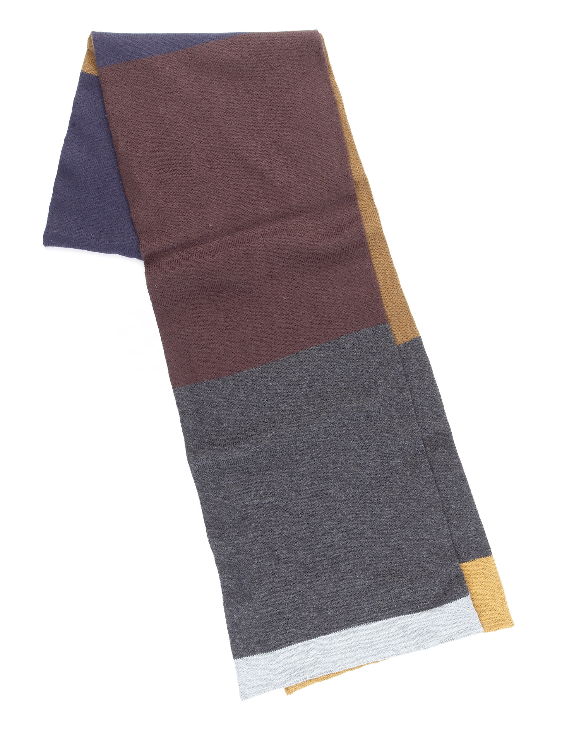 Cotton Rich Colour Block Scarf with Cashmere Image 1 of 1