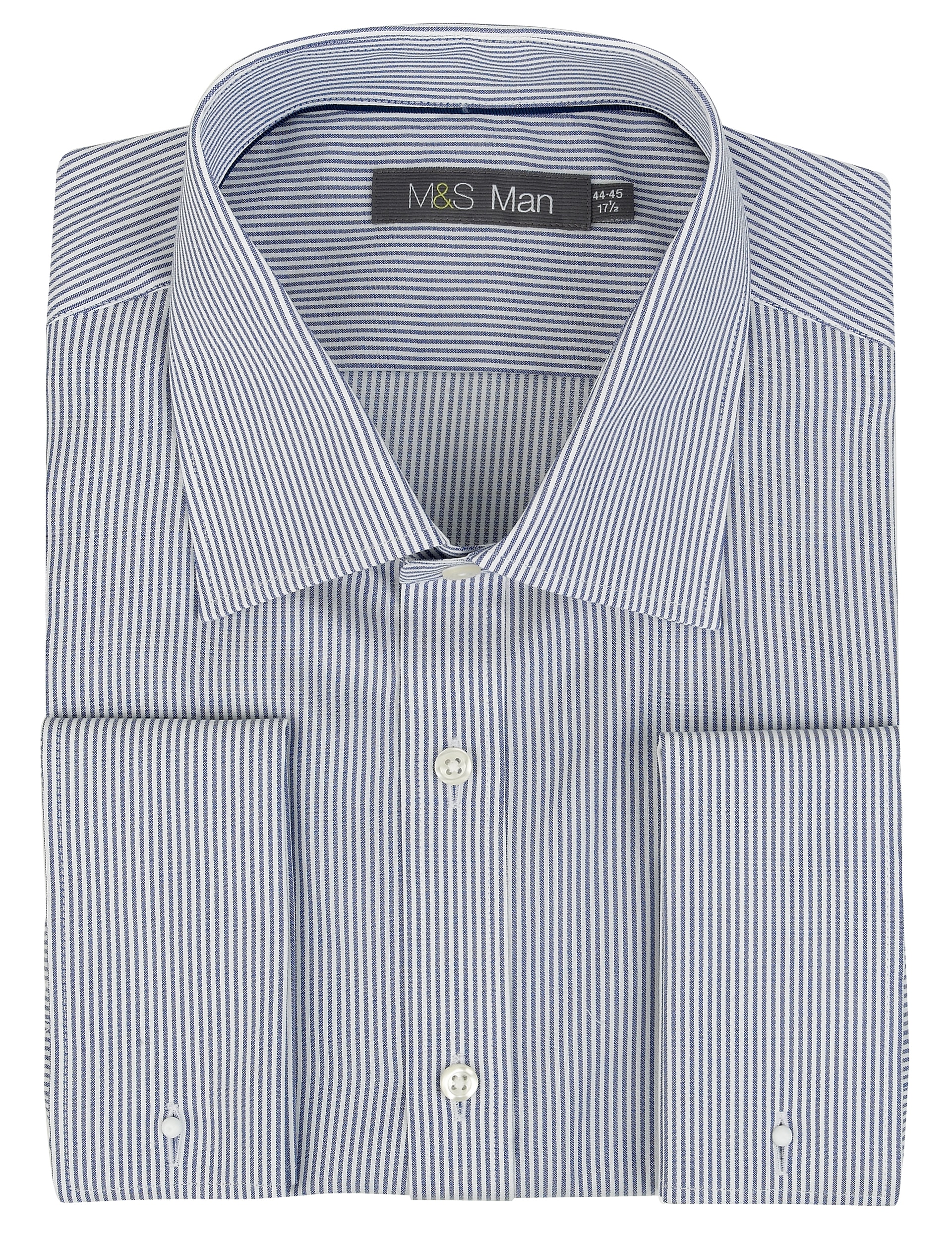 Dri-Guard™ Pure Cotton Classic Collar Bengal Striped Shirt Image 1 of 1