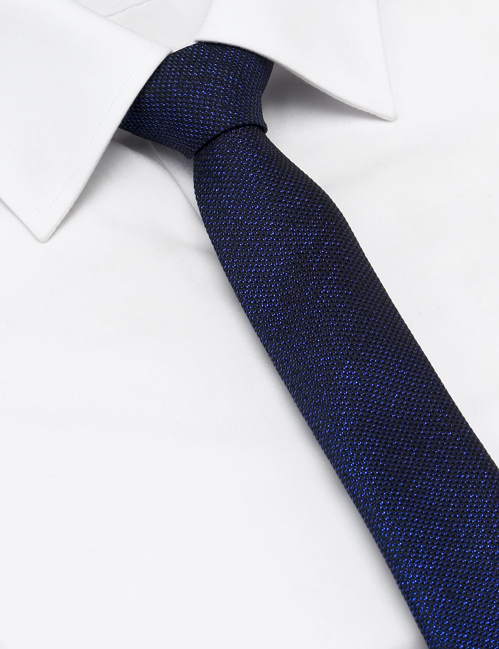 Textured Glitter Skinny Tie Image 1 of 1