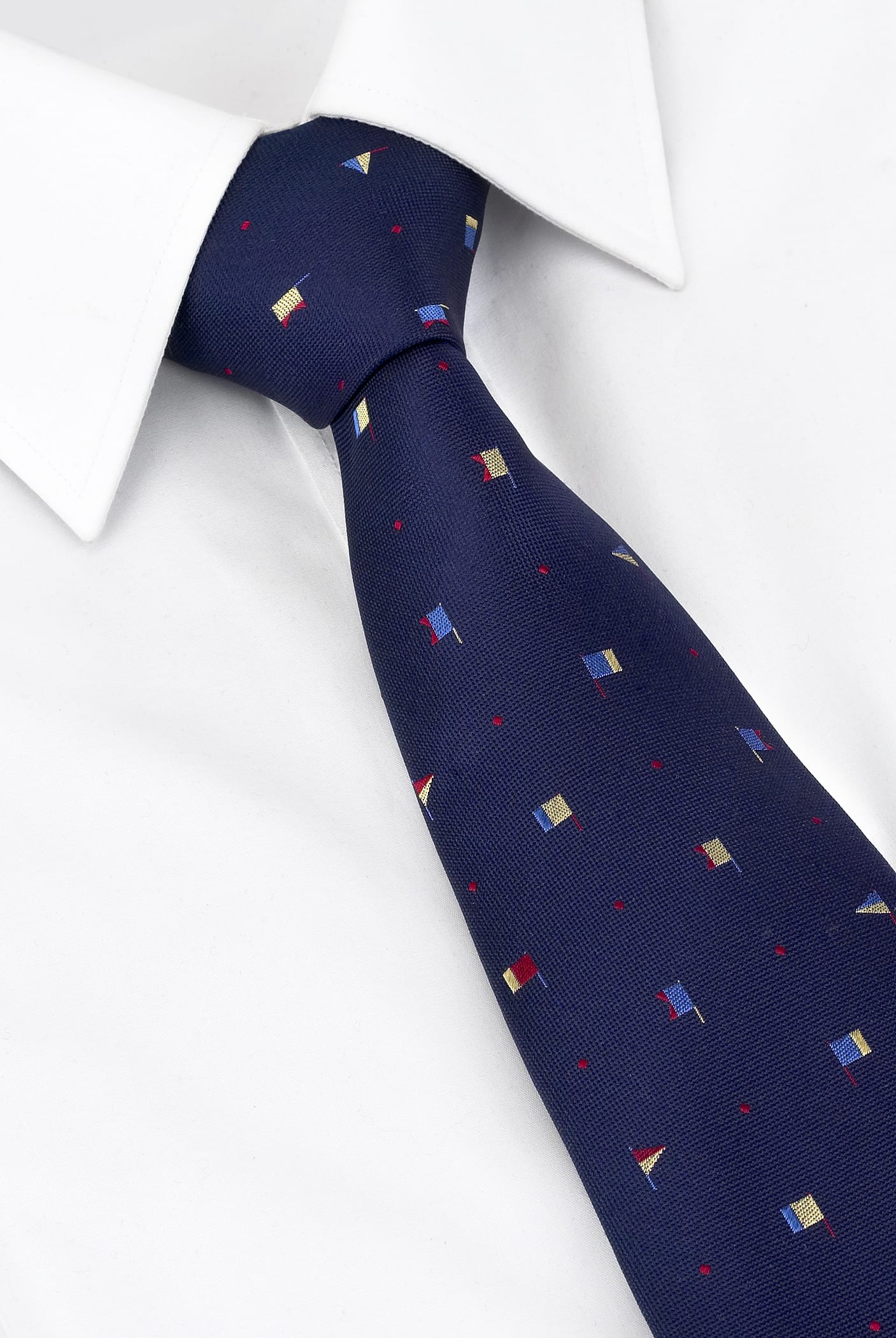 Ultimate Performance Pure Silk Flag Tie with Stain Resistant™ Image 1 of 1