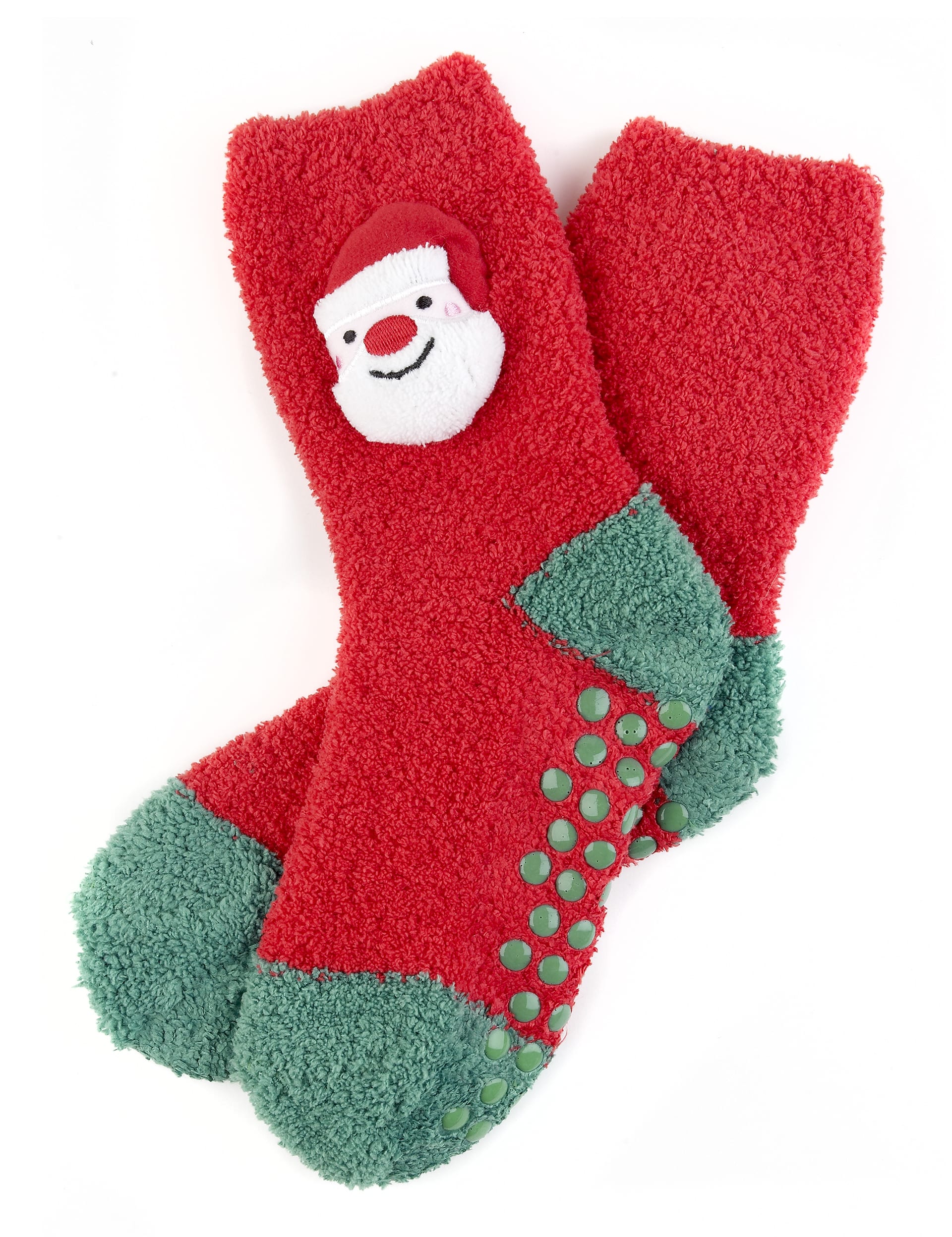 Cosy Santa Slipper Socks Image 1 of 2