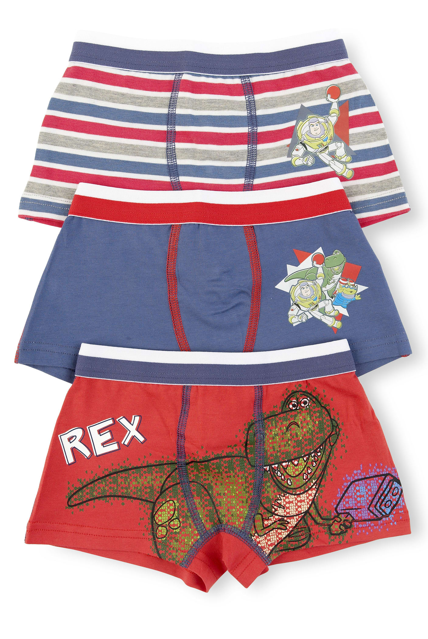 3 Pack Cotton Rich Toy Story Trunks Image 1 of 1