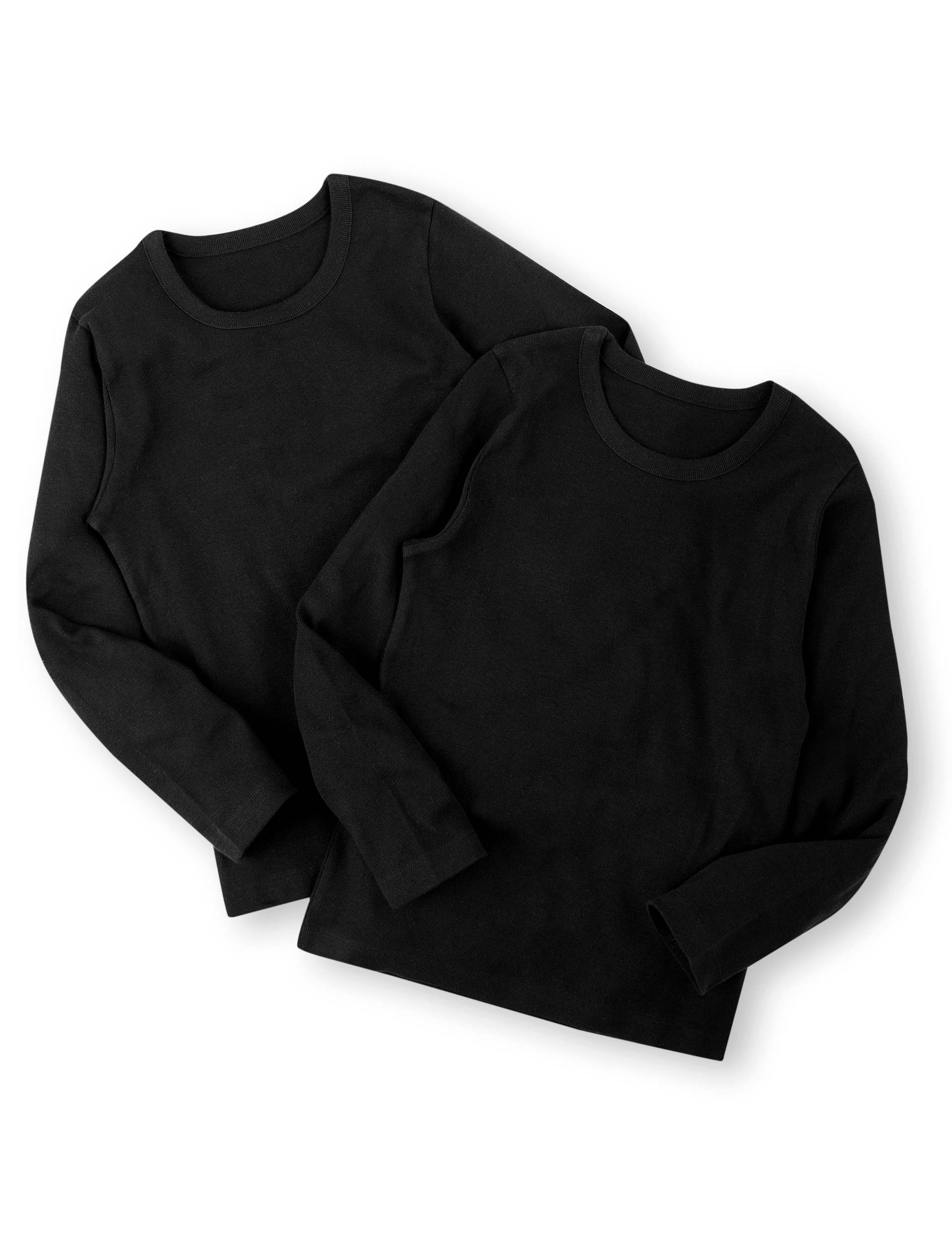2 Pack Pure Cotton Crew Neck Thermal Vests Image 1 of 2