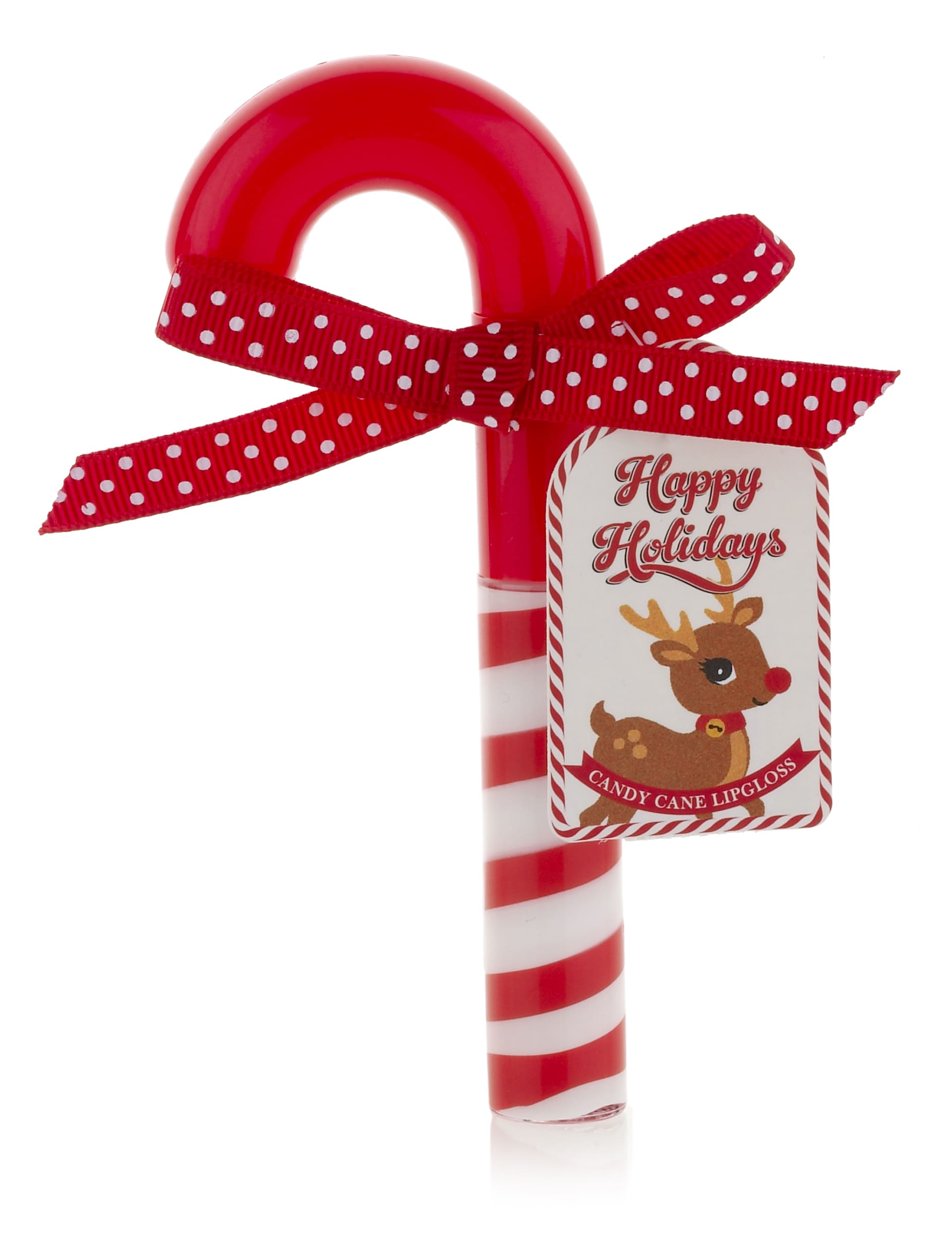 Happy Holidays Candy Cane Lip Gloss 7ml Image 1 of 2