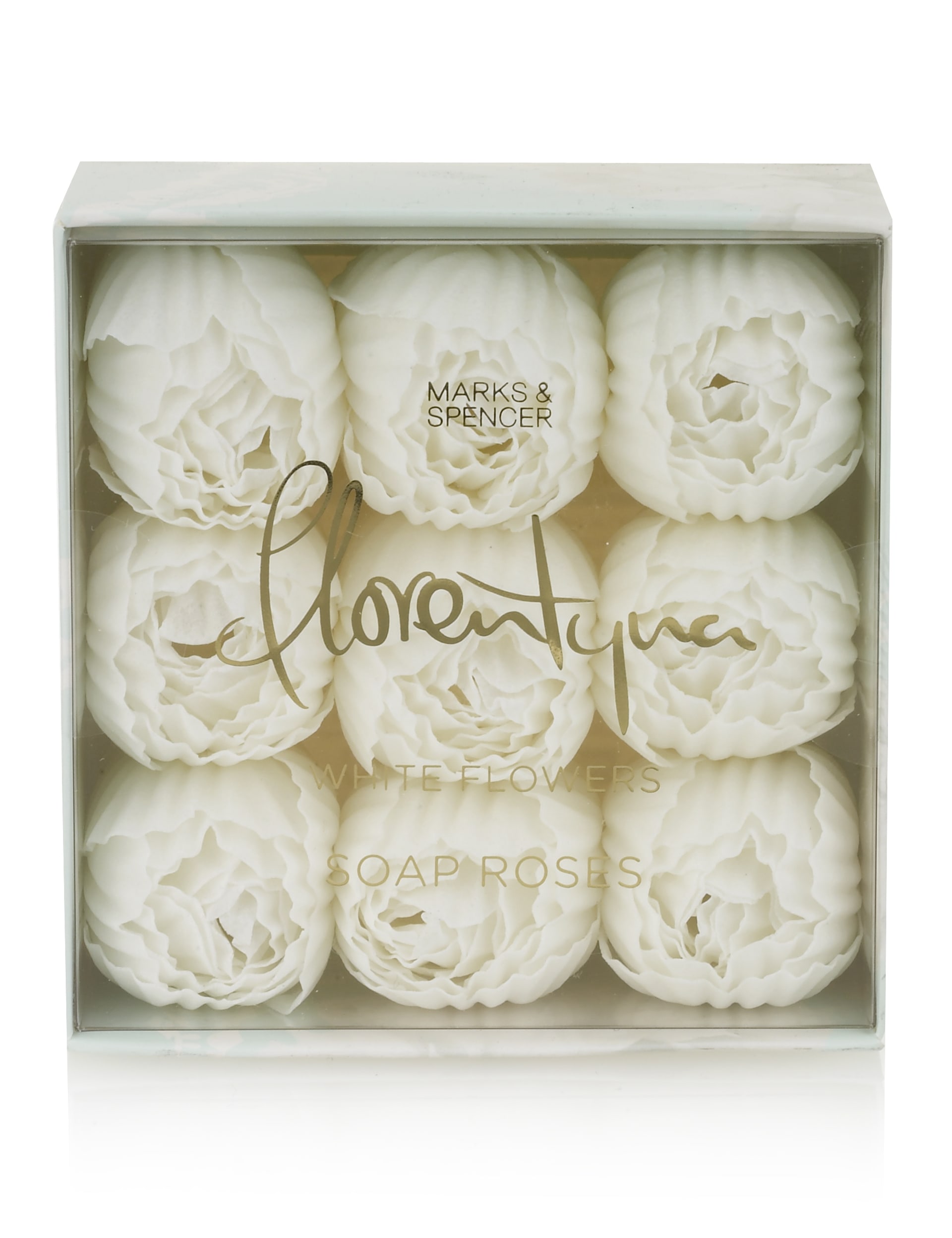 Florentyna White Flowers Soap Roses Gift Set Image 1 of 1