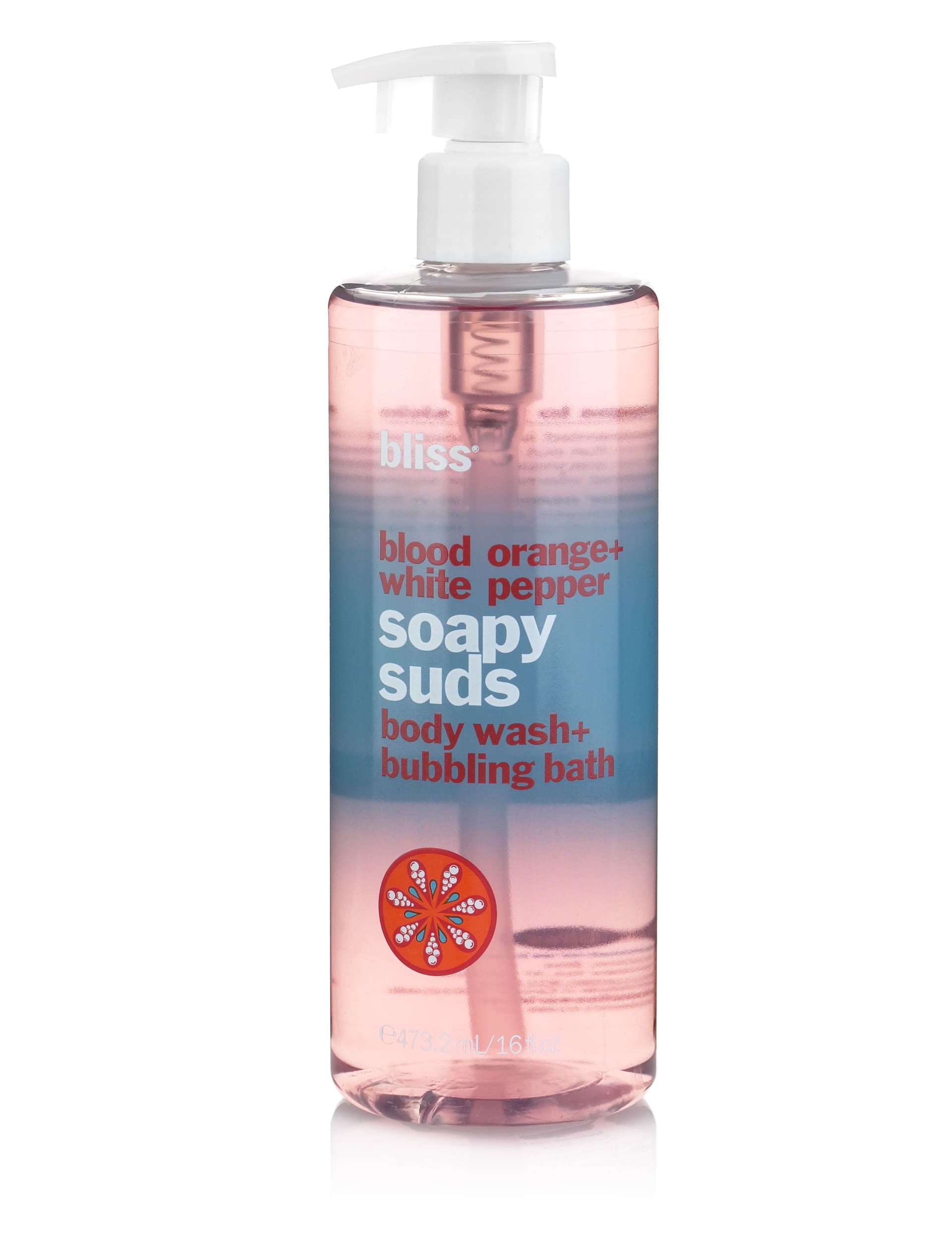 Blood Orange+White Pepper Soapy Suds Body Wash & Bubbling Bath 470ml Image 1 of 1