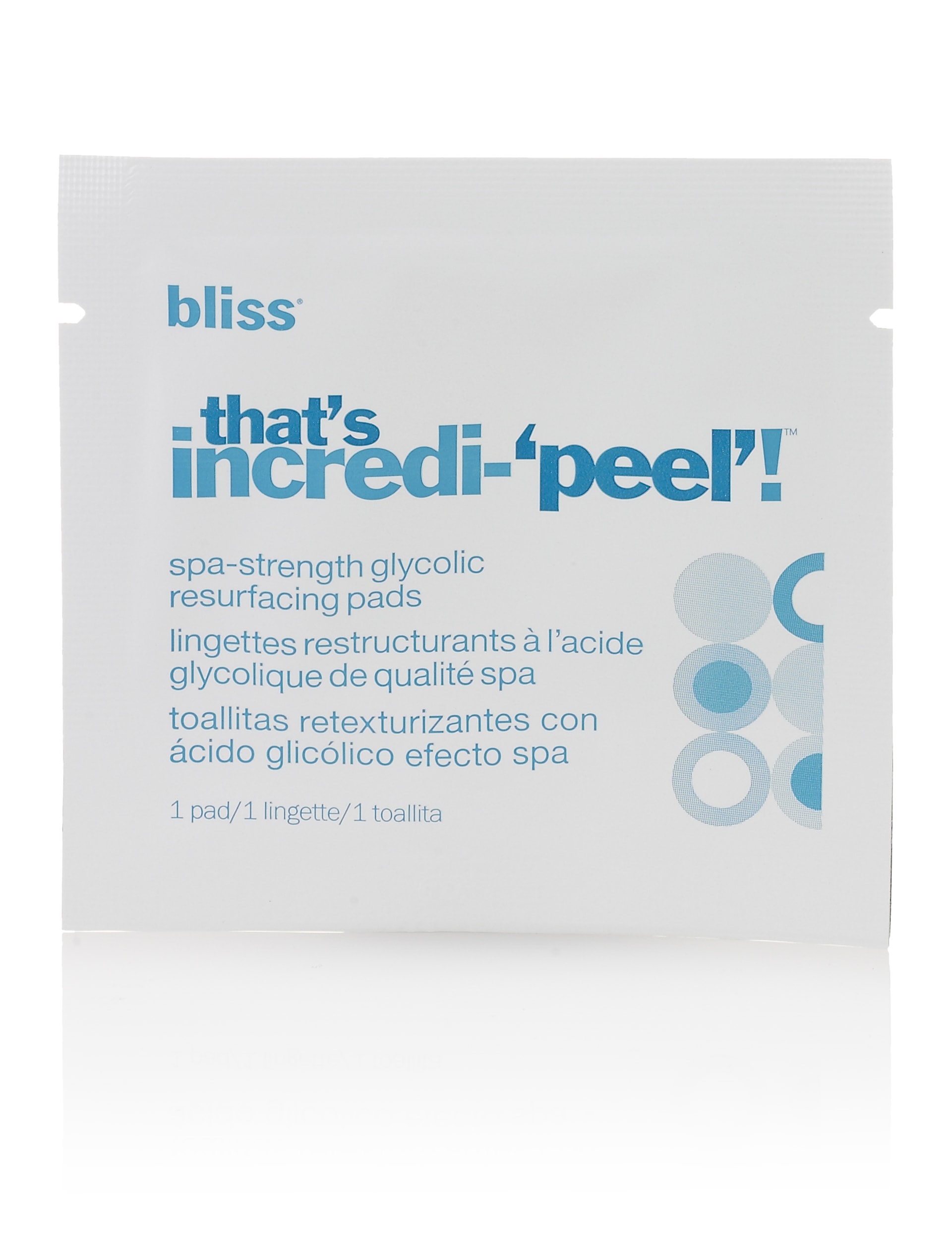 That's Incredi-'Peel'!™ 30 Glycolic Resurfacing Pads Image 1 of 2