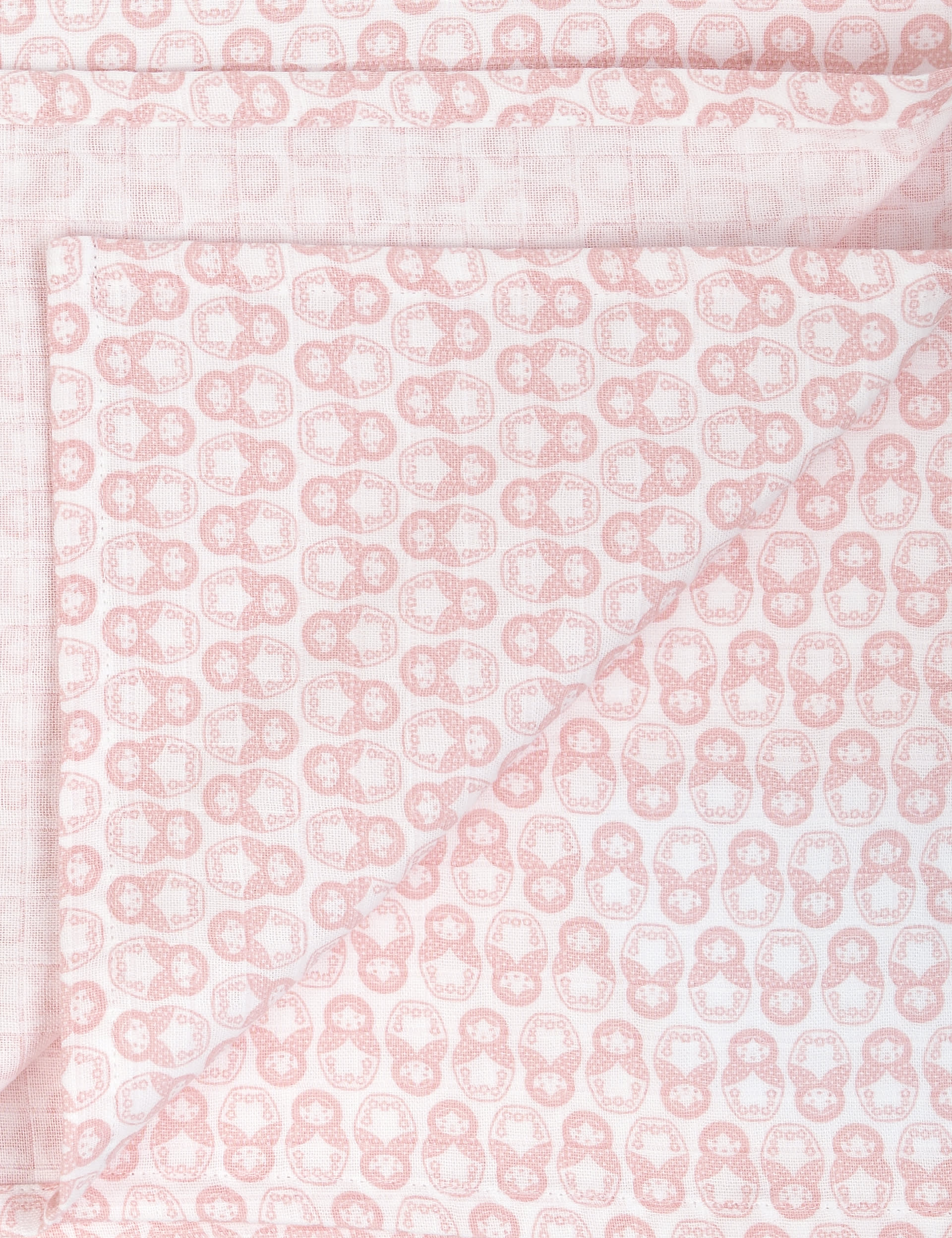 5 Pack Doll Printed Muslin Squares Image 1 of 2
