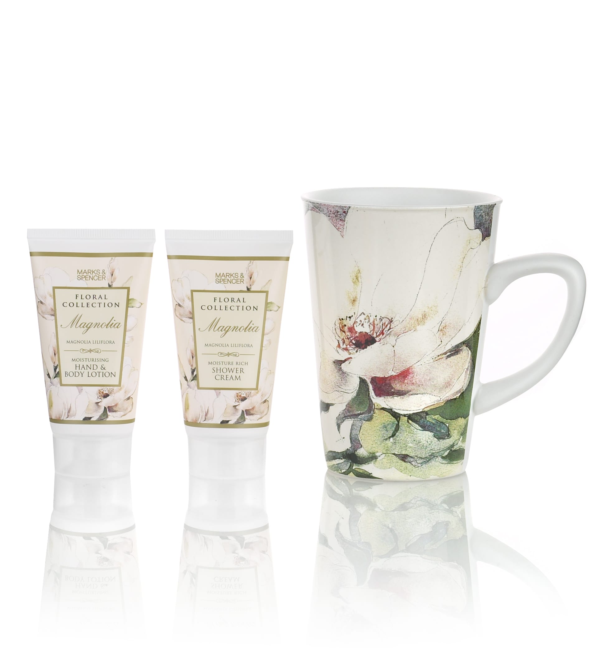 Floral Collection Magnolia Mug Gift Set Image 1 of 2