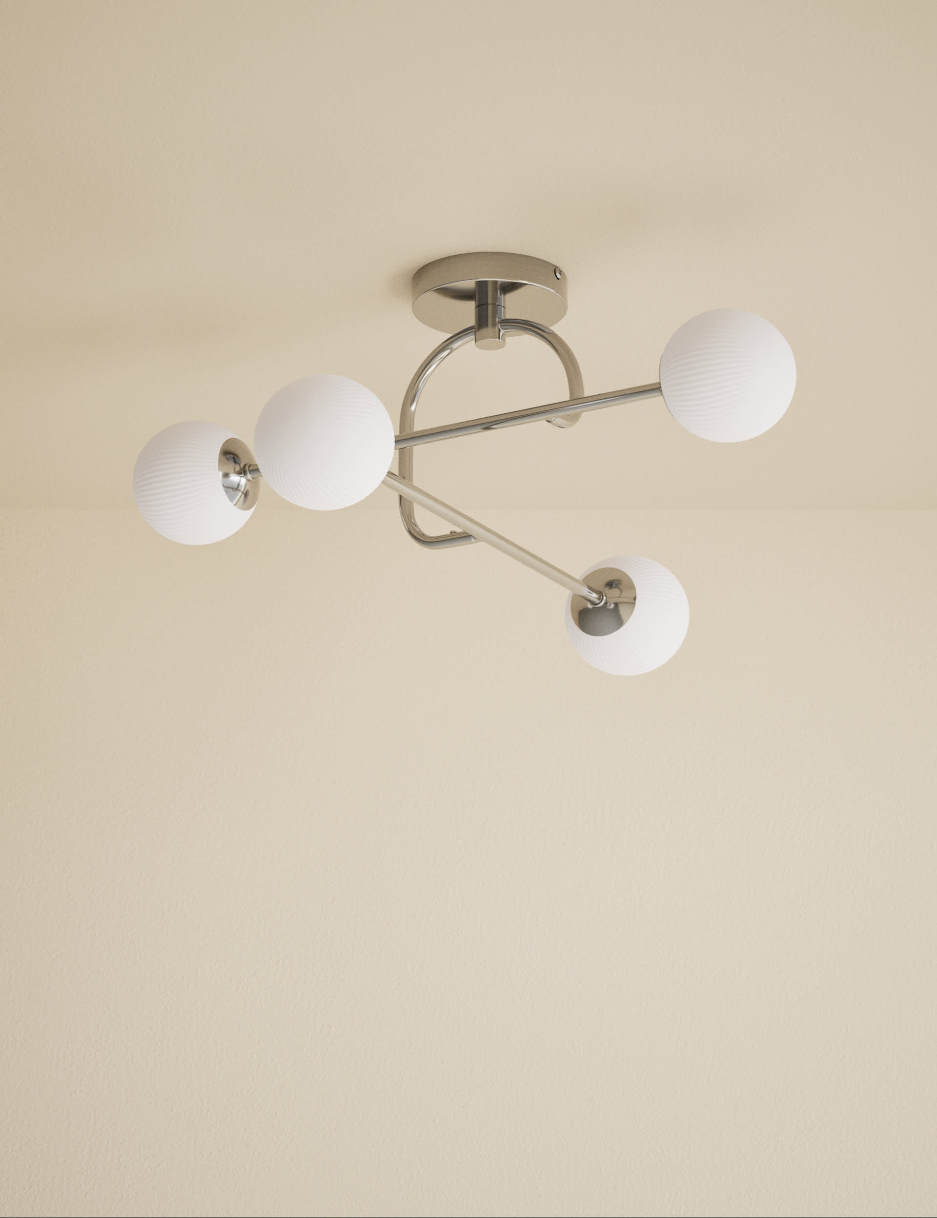 Silver Ceiling Lights at M&S