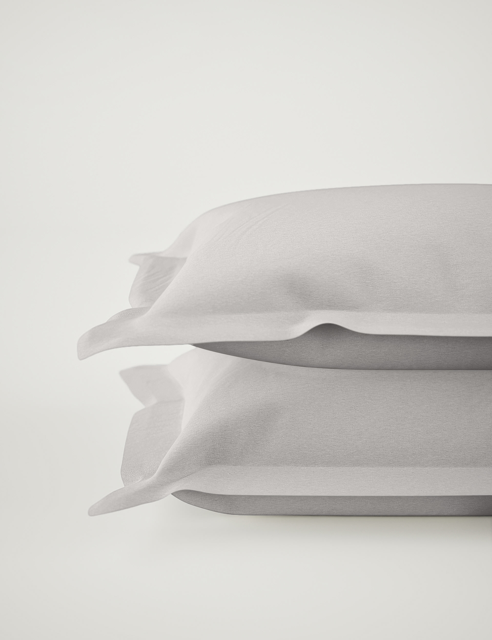 2pk Pure Brushed Cotton Oxford Pillowcases