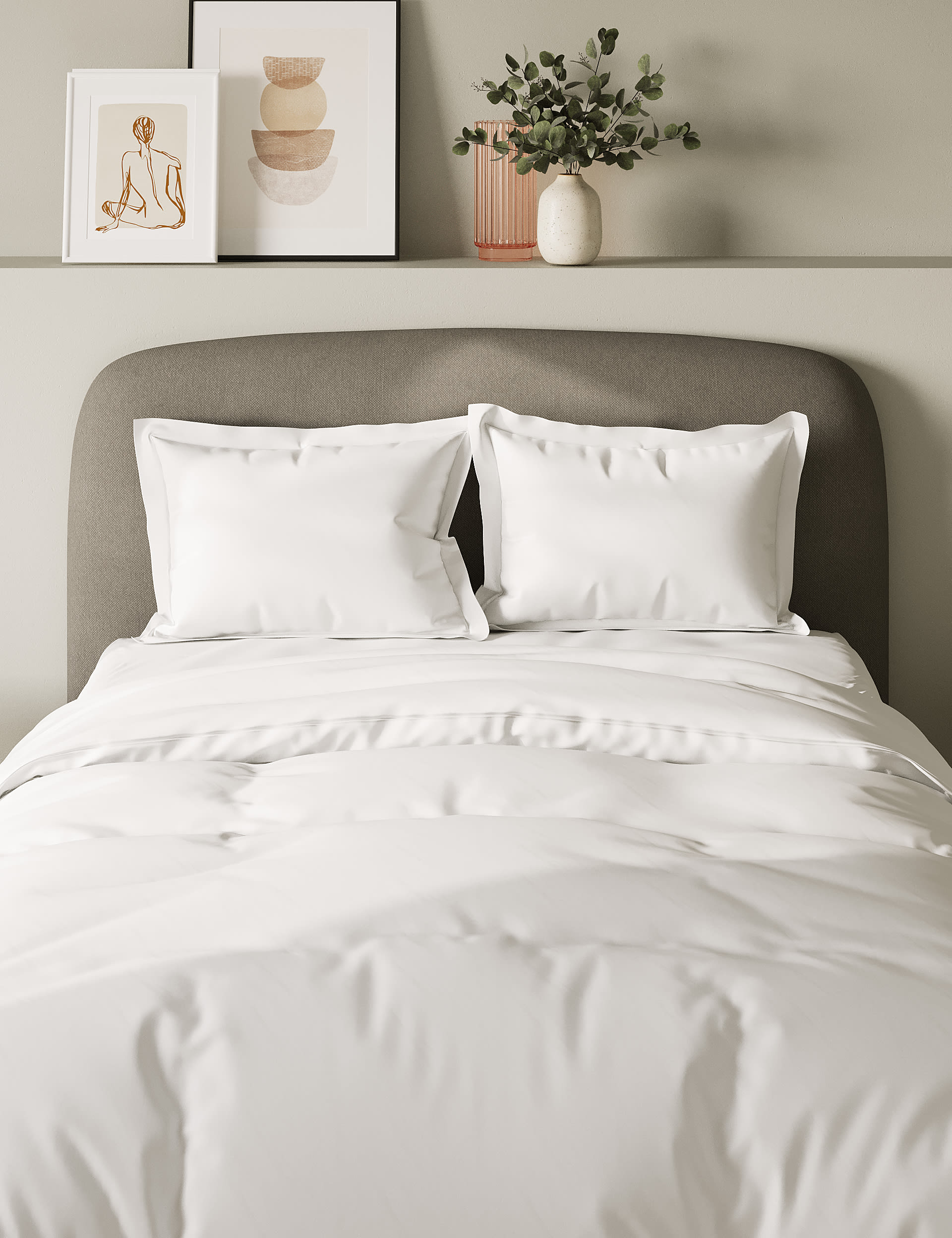 Cream Pillowcases M&S