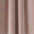 Velvet Pencil Pleat Temperature Smart Curtains - softpink