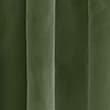 Velvet Pencil Pleat Temperature Smart Curtains - green