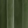 Velvet Pencil Pleat Ultra Temperature Smart Curtains - green