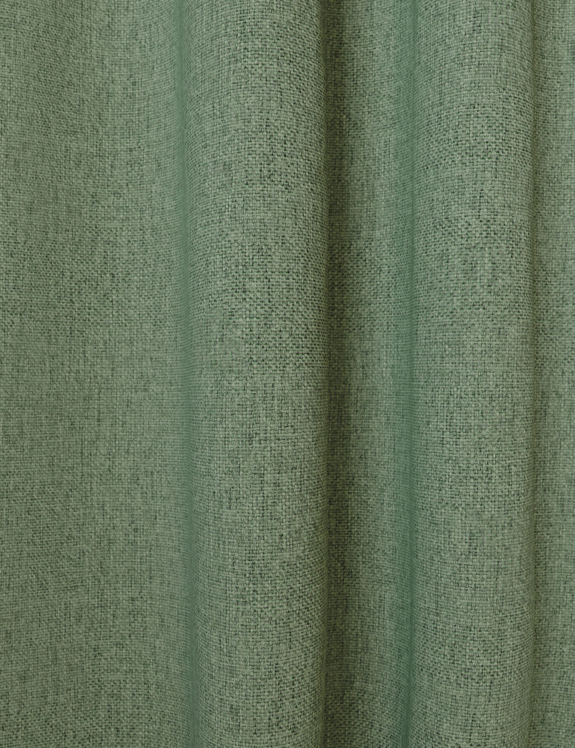 Brushed Pencil Pleat Blackout Temperature Smart Curtains