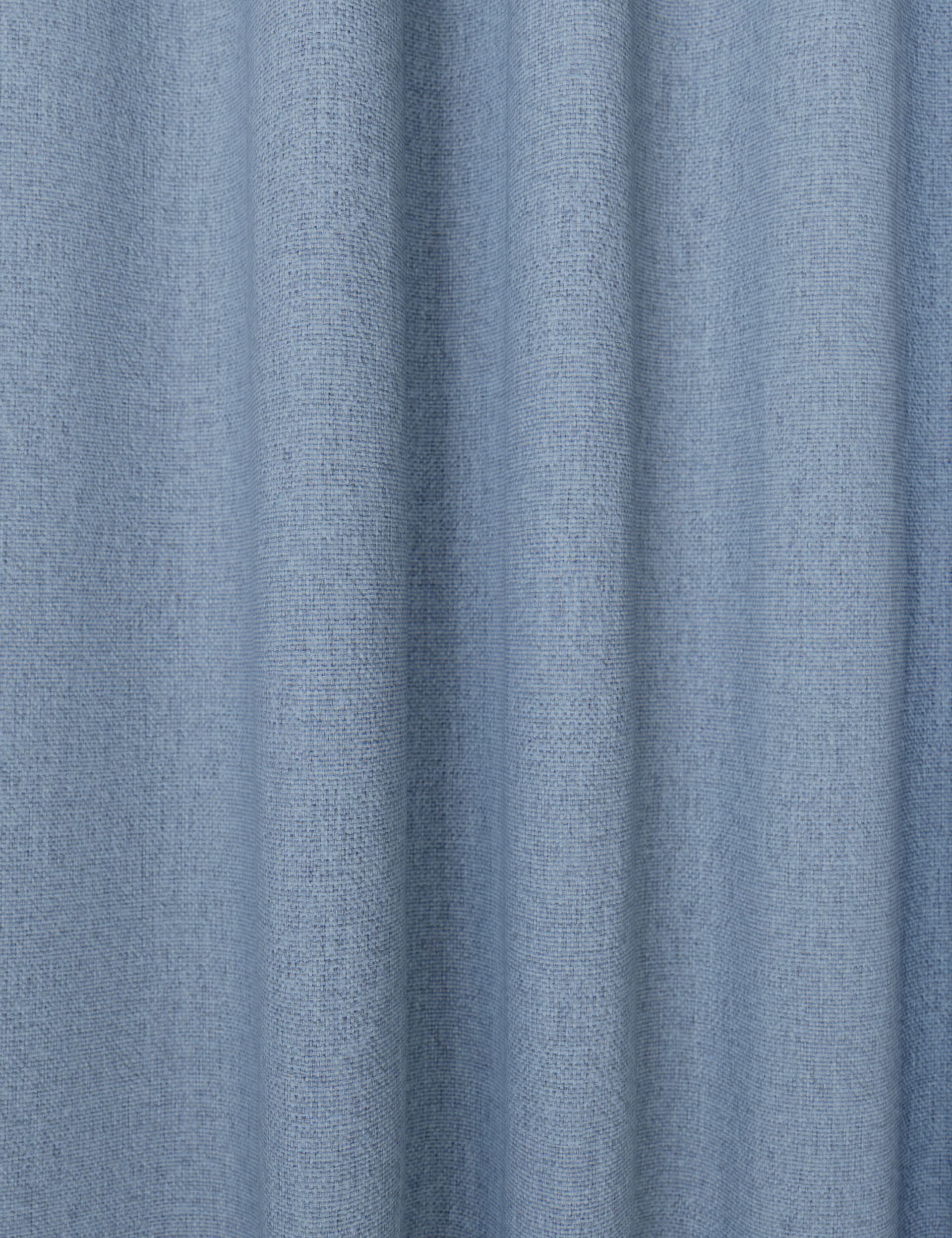 Brushed Pencil Pleat Blackout Temperature Smart Curtains