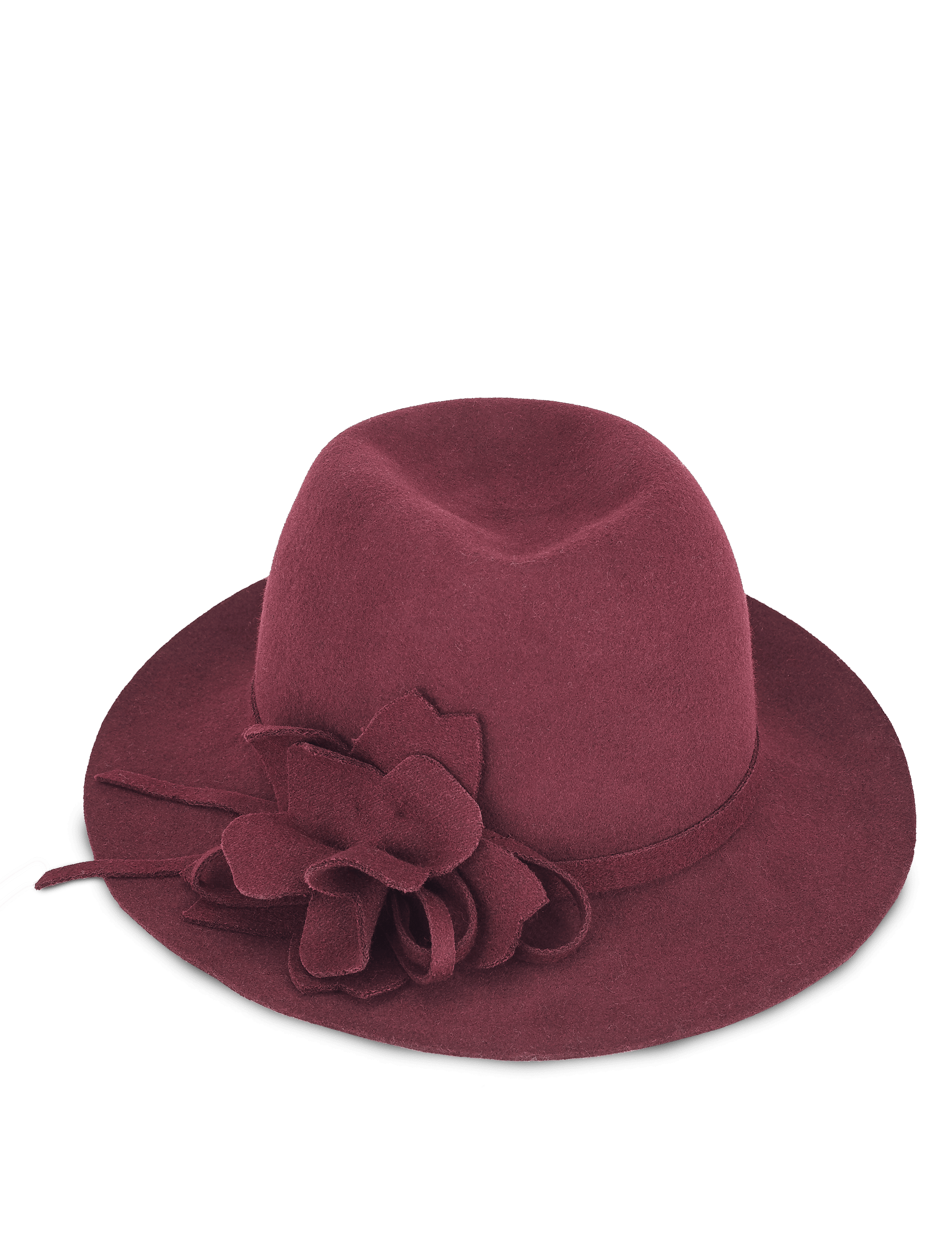 Pure Wool Floral Corsage Cloche Hat Image 2 of 3