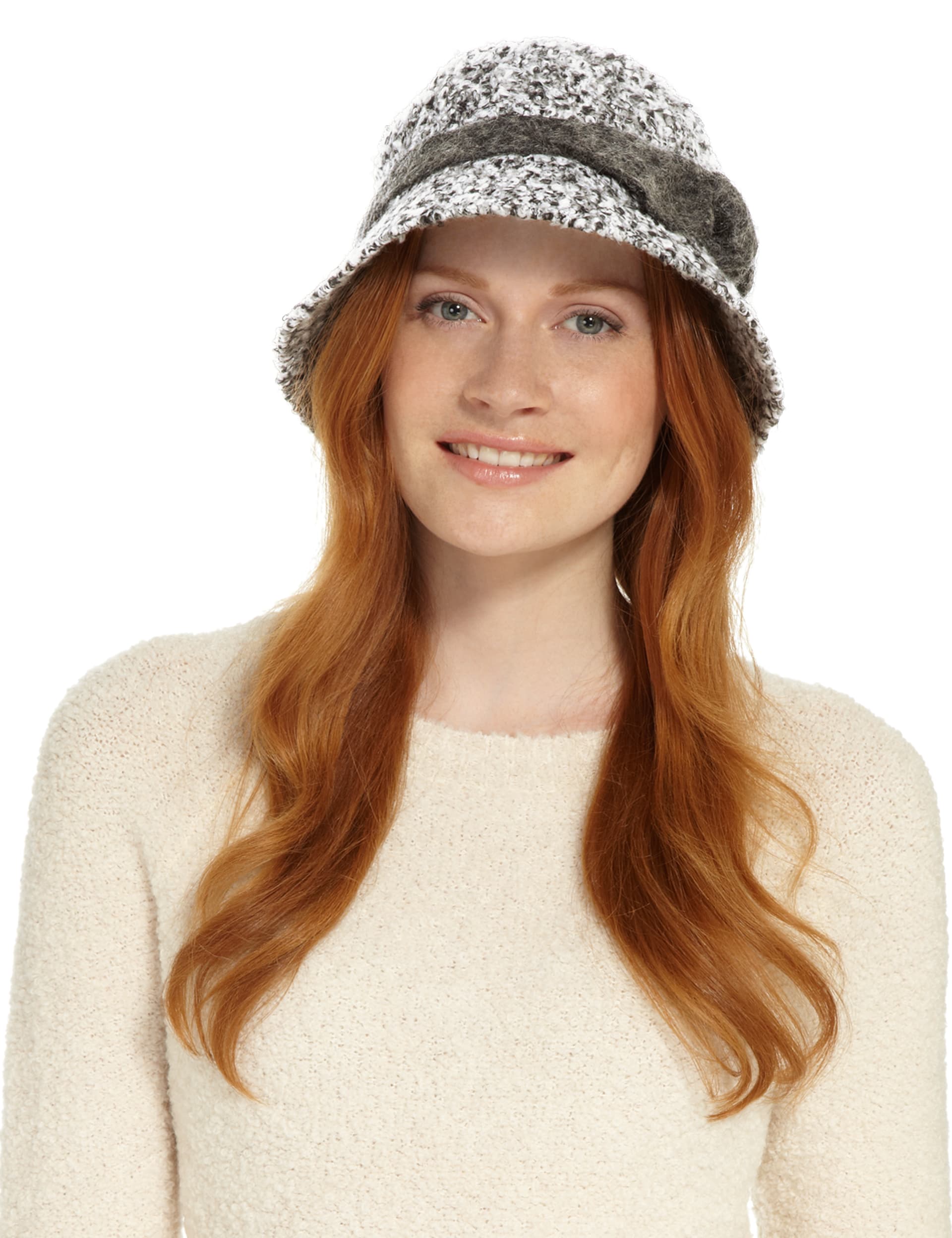 Bouclé Cloche Hat Image 1 of 2