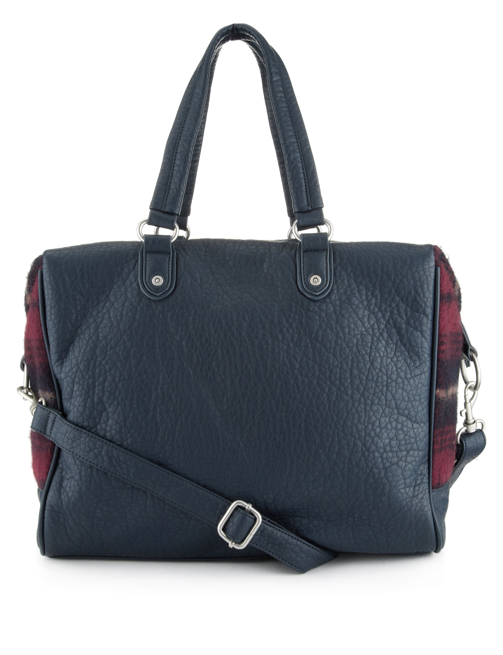 Checked Bowler Tote Bag Image 2 of 5