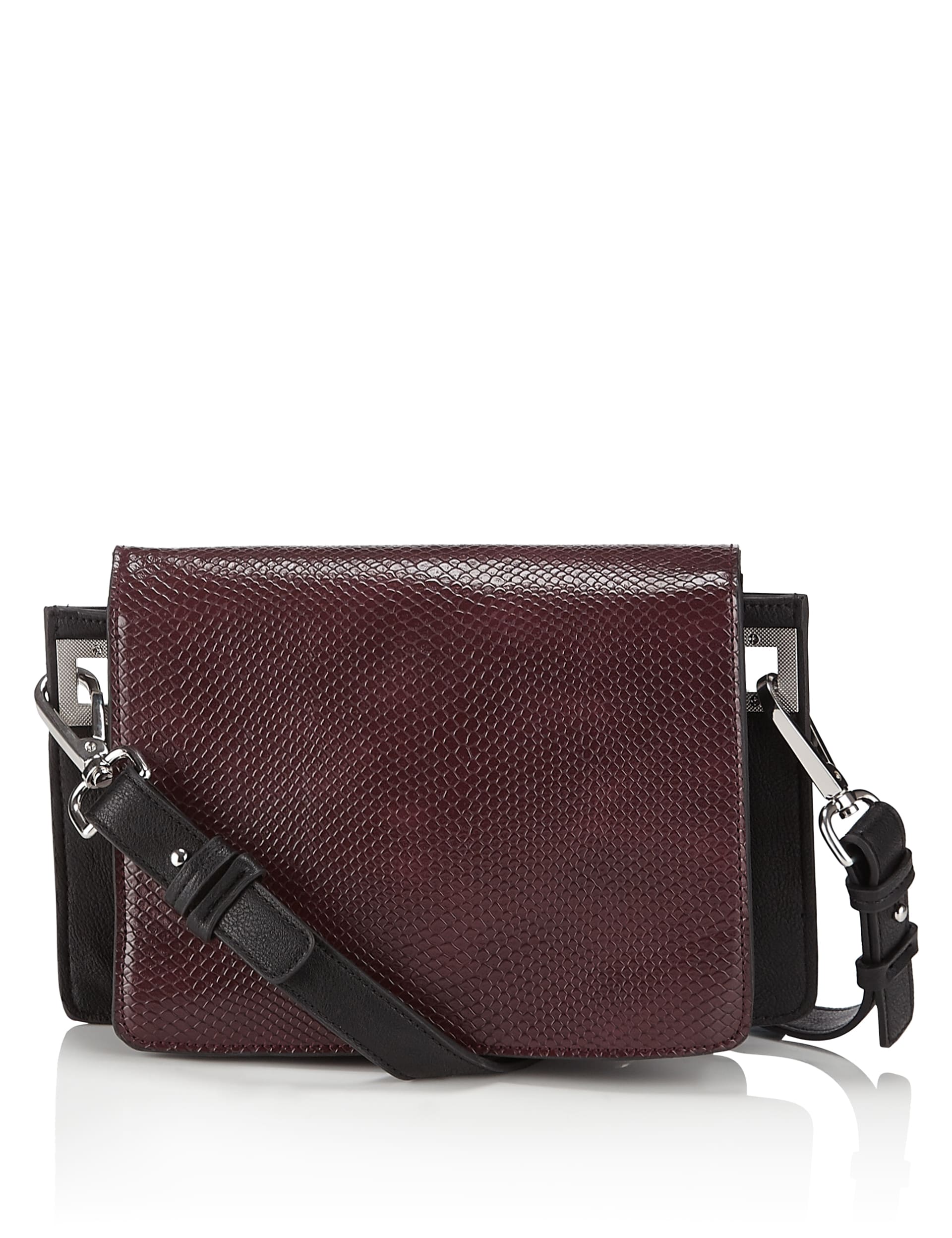 Faux Snakeskin Boxy Shoulder Bag Limited Edition M S