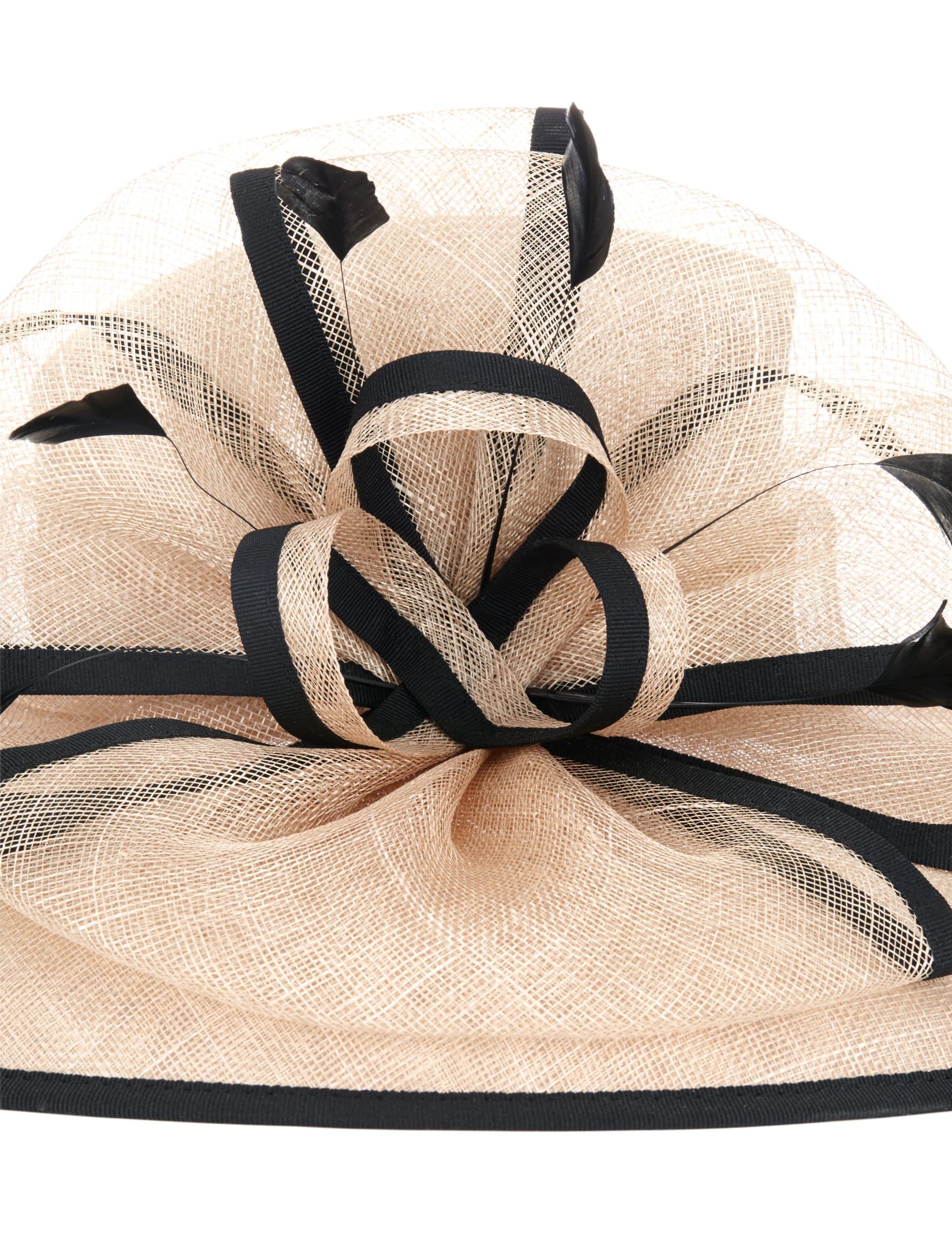 Large Bow Straw Hat Image 2 of 4