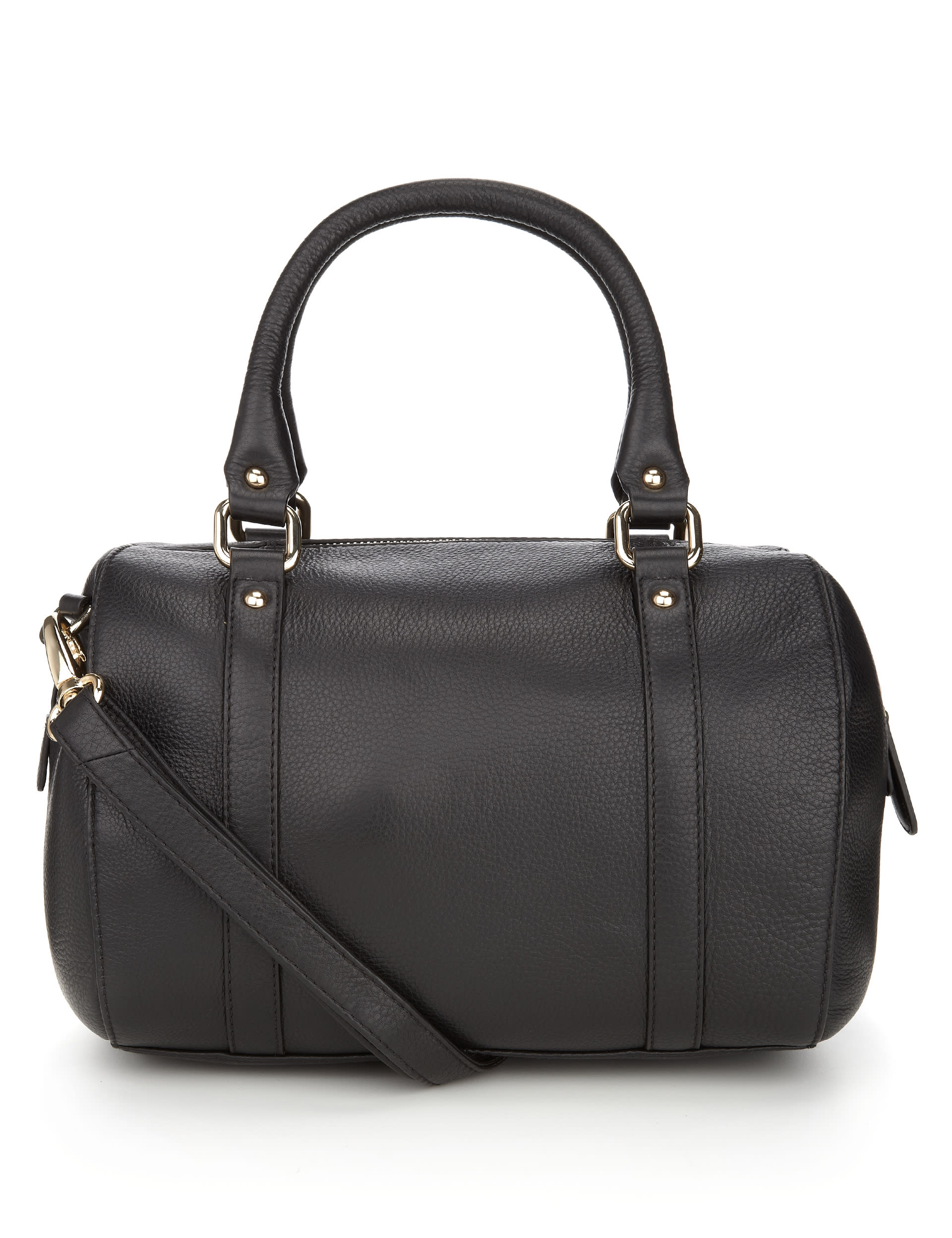 Leather Bowler Bag M S