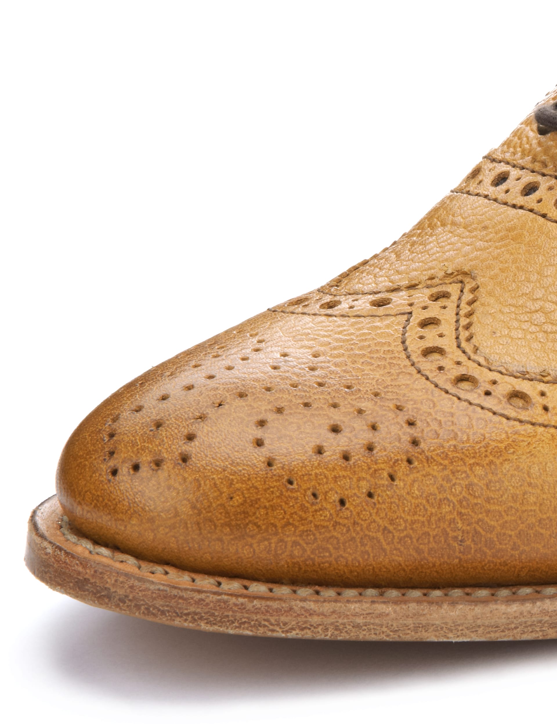 Best of British Leather Brogue Shoes M S Collection M S