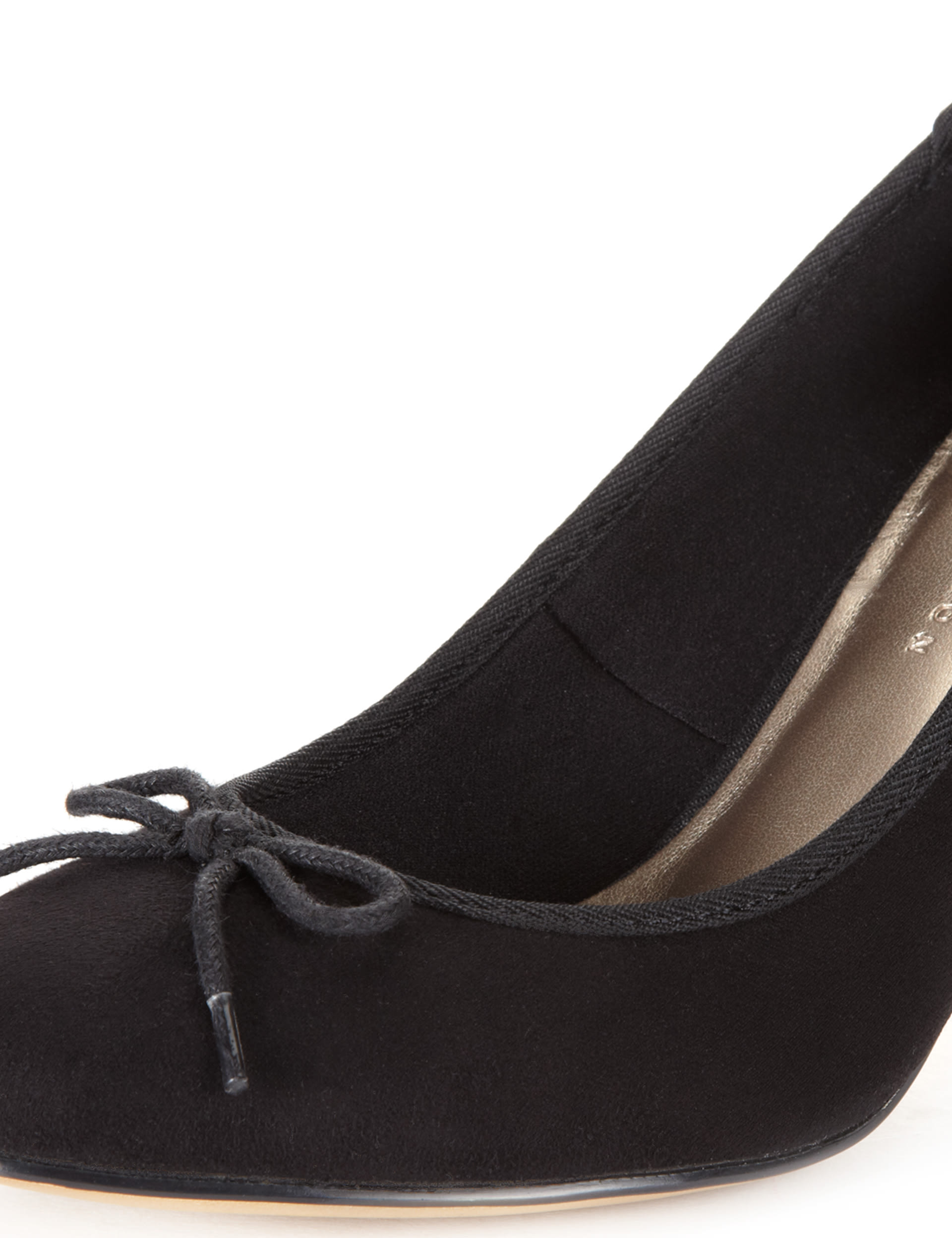 Bow High Block Heel Court Shoes with Insolia® Image 2 of 3